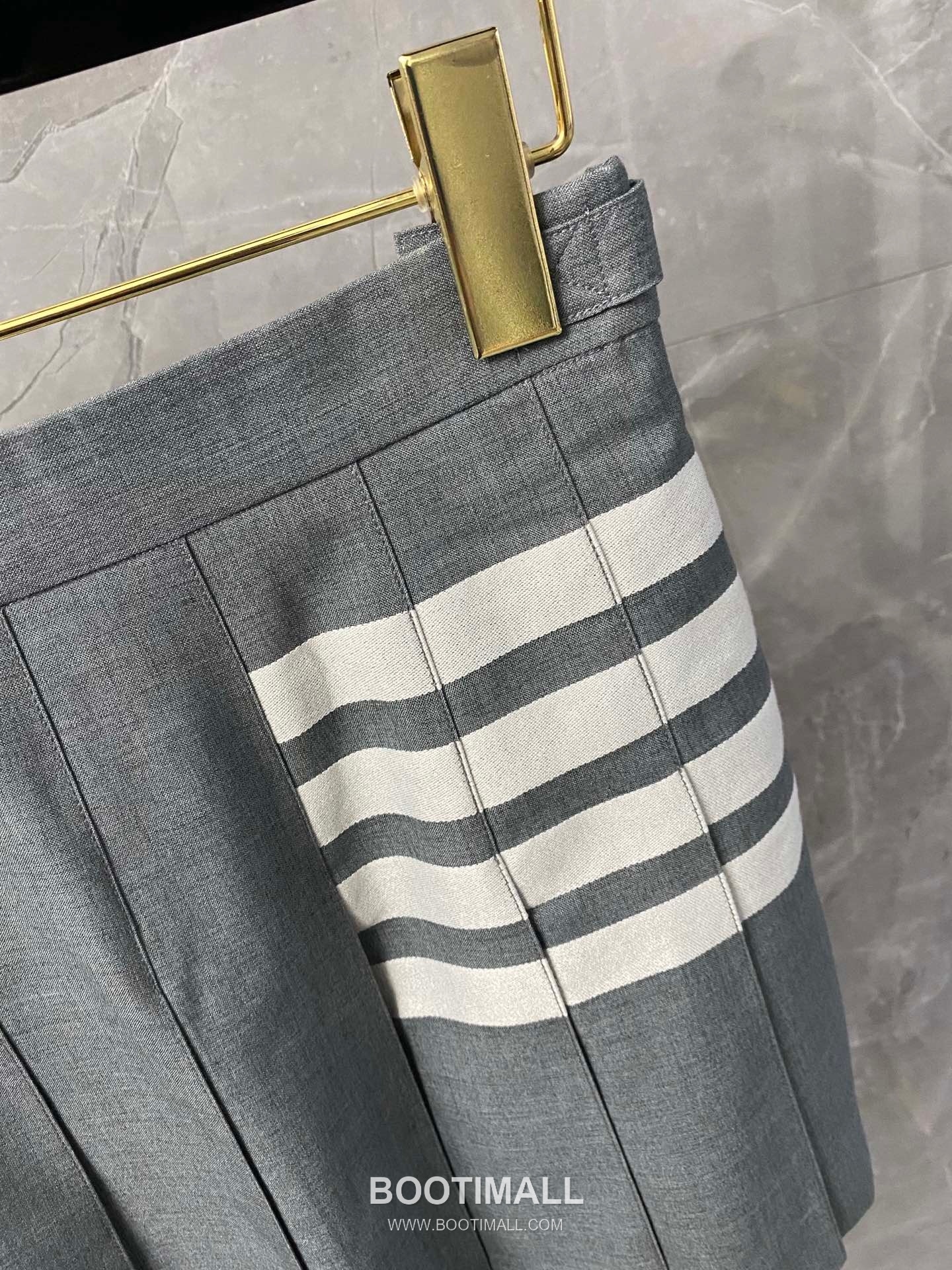 Thom Browne Pleated Skirt Wool Blend Gray 톰브라운 플리츠 스커트 울 혼방 그레이 0, 1, 2, 3 4