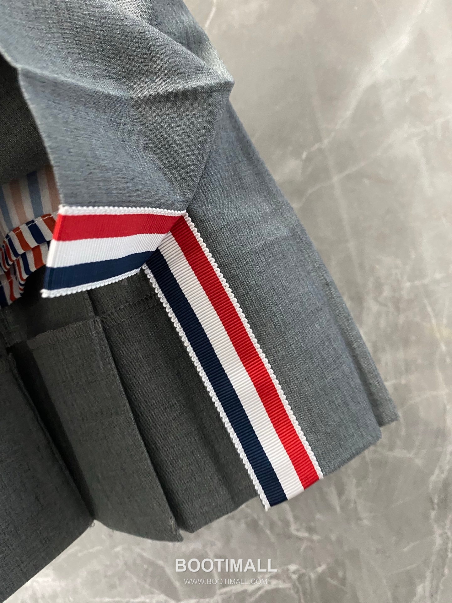 Thom Browne Pleated Skirt Wool Blend Gray 톰브라운 플리츠 스커트 울 혼방 그레이 0, 1, 2, 3 5