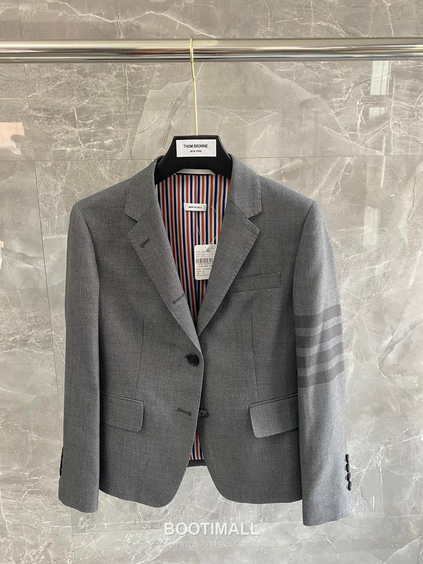 Maison Margiela Wool Stripe Blazer Wool Gray 메종 마르지엘라 울 스트라이프 블레이저 울 그레이 9