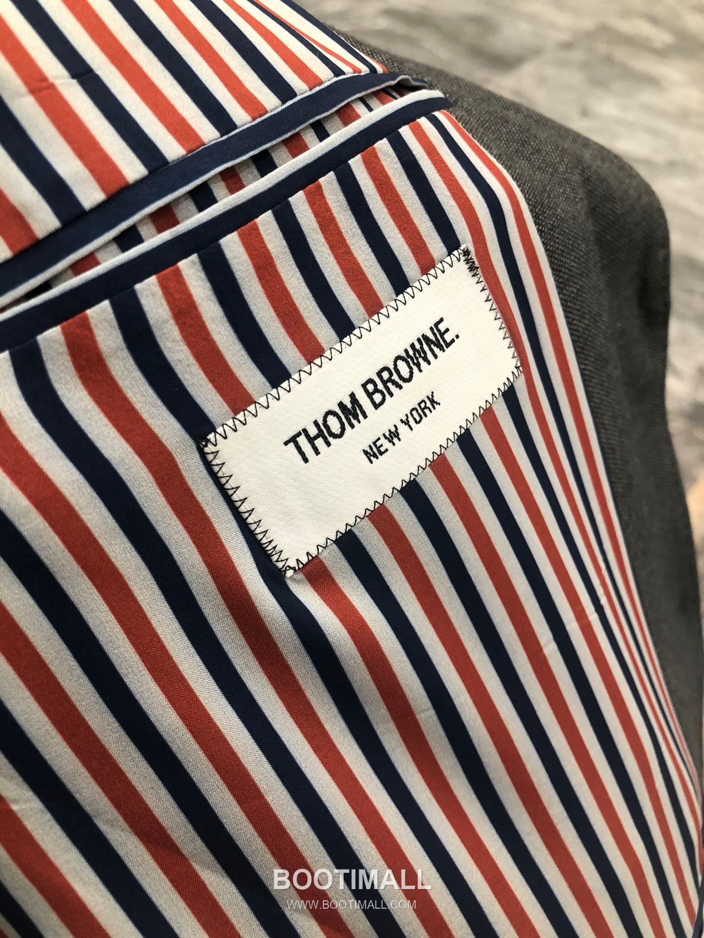 Maison Margiela Wool Stripe Blazer Wool Gray 메종 마르지엘라 울 스트라이프 블레이저 울 그레이 15