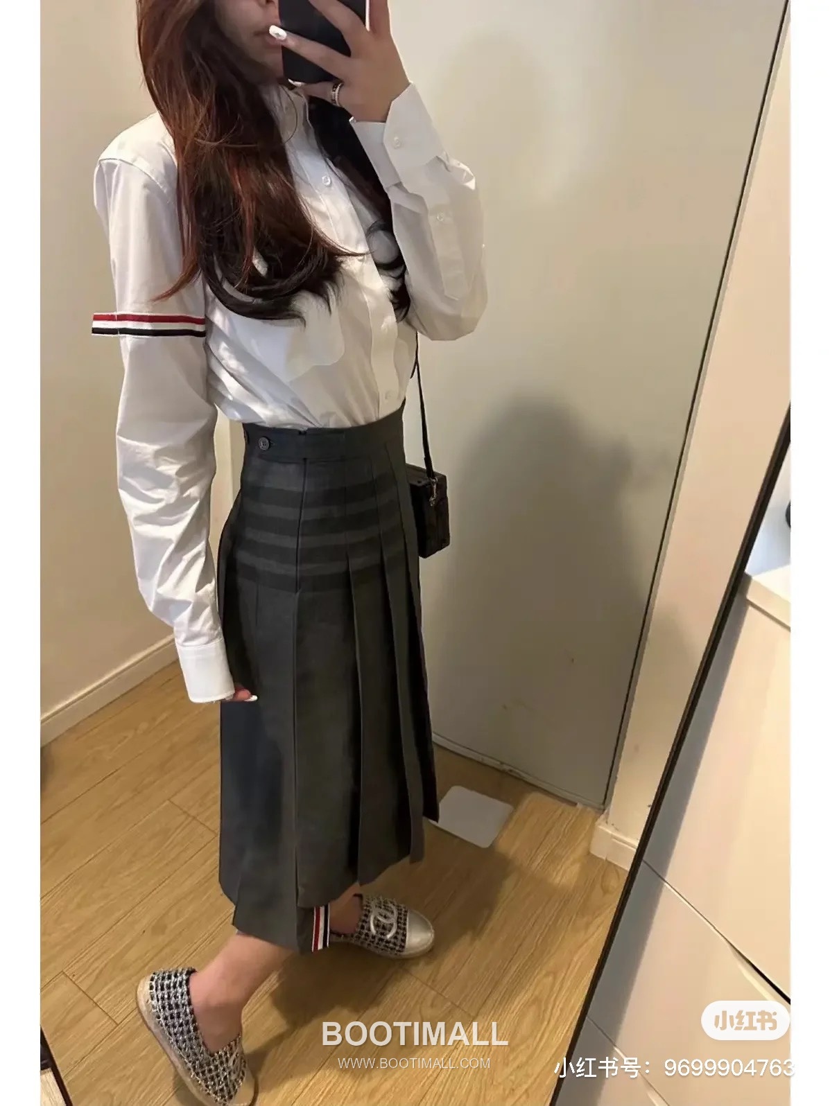 Thom Browne Irregular A-line Pleated Skirt Wool 톰브라운 불규칙 A라인 플리츠 스커트 울 0, 1, 2, 3 4