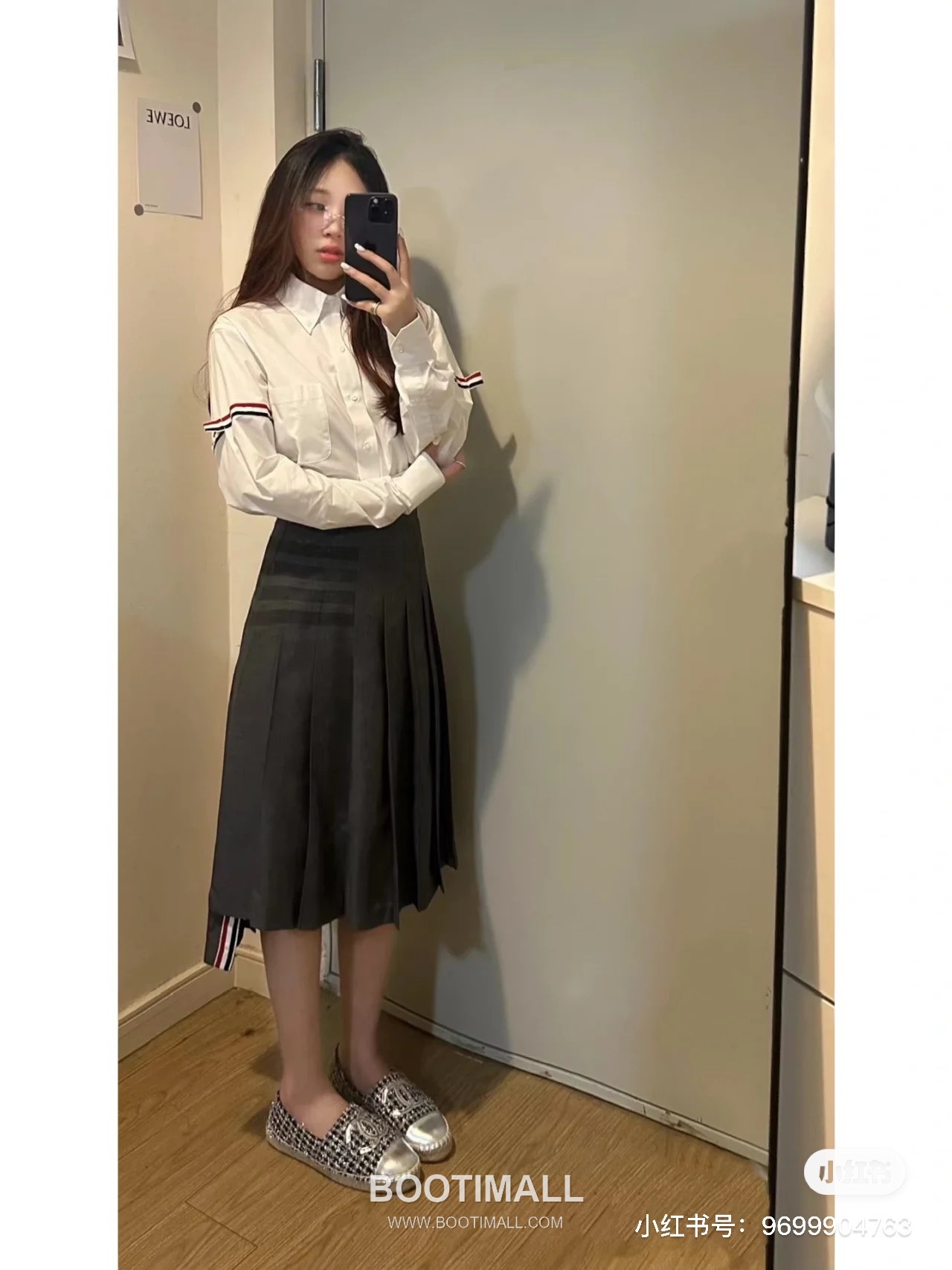 Thom Browne Irregular A-line Pleated Skirt Wool 톰브라운 불규칙 A라인 플리츠 스커트 울 0, 1, 2, 3 6