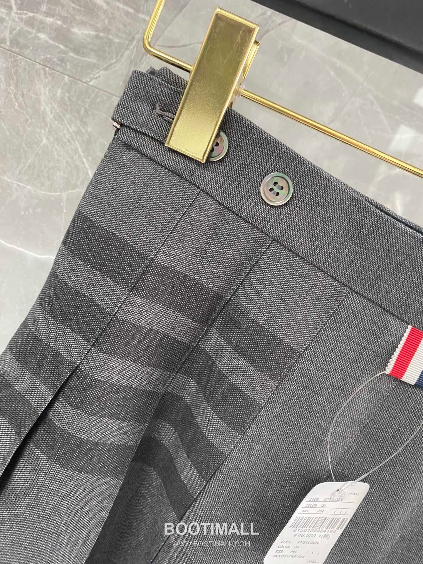 Thom Browne Asymmetric A-Line Pleated Skirt Wool Blend Black 톰브라운 비대칭 A라인 플리츠 스커트 울 혼방 블랙 0, 1, 2, 3 15