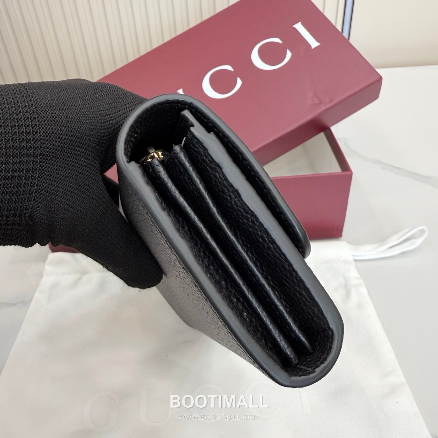 Gucci Horsebit Long Wallet Grainy Calfskin Khaki 구찌 홀스빗 롱 월렛 그레인드 카프스킨 카키 19cm 3