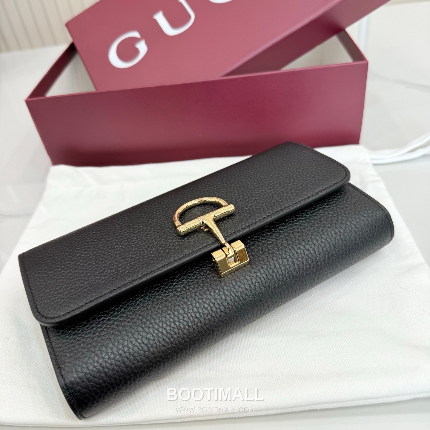Gucci Horsebit Long Wallet Grainy Calfskin Khaki 구찌 홀스빗 롱 월렛 그레인드 카프스킨 카키 19cm 4