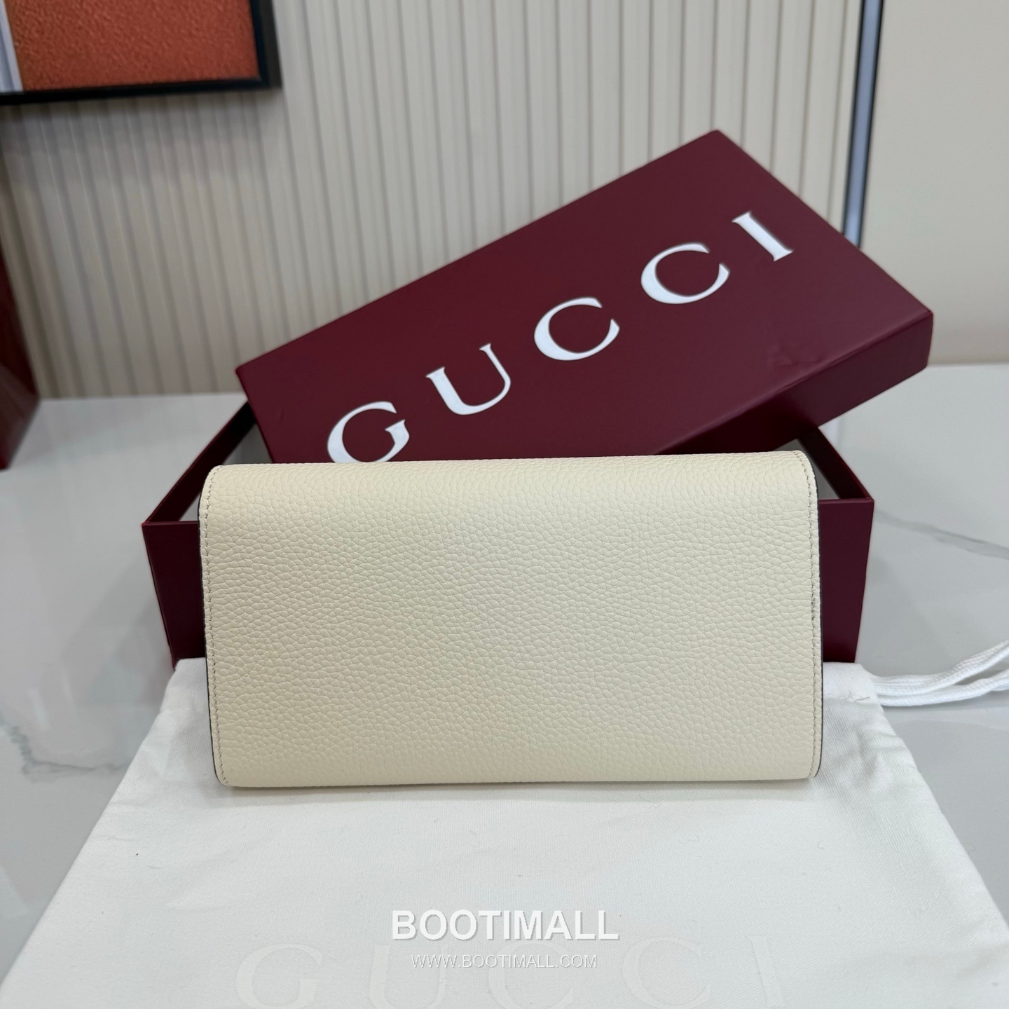 Gucci Long Wallet Grainy Cowhide Leather Green 구찌 롱 월렛 그레인드 소가죽 그린 19cm 2