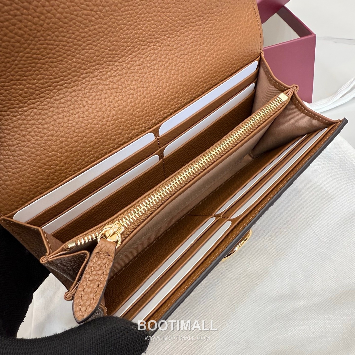 Gucci Long Wallet Grainy Cowhide Leather Green 구찌 롱 월렛 그레인드 소가죽 그린 19cm 9