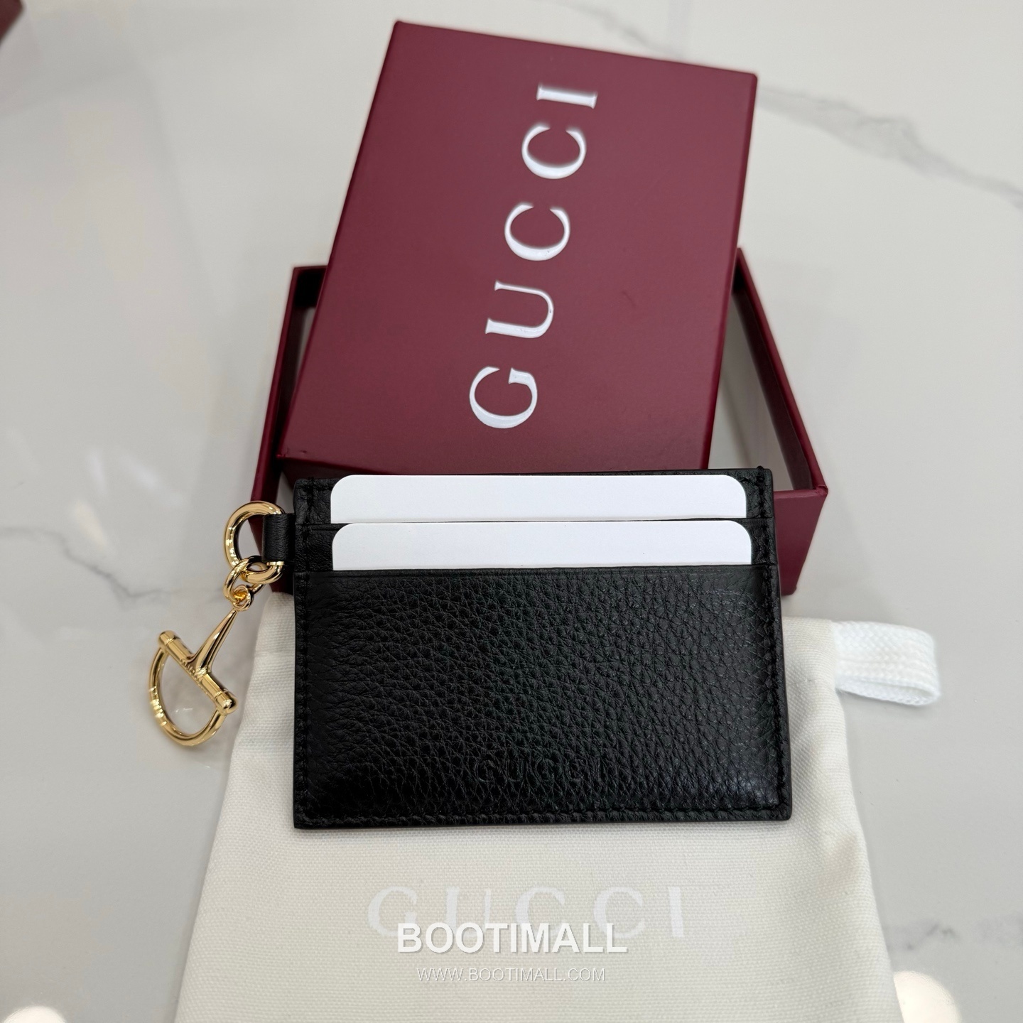 Gucci Half Horsebit Card Holder Grained Soft Leather Green 구찌 반 마 말발굽 카드홀더 그레인드 소프트 가죽 그린 10cm 1