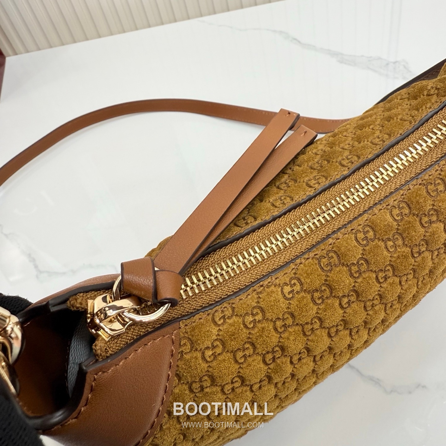 Gucci Body Double Lock GG Suede Brown Shoulder Bag 구찌 바디 더블 락 GG 스웨이드 브라운 숄더백 25cm 6