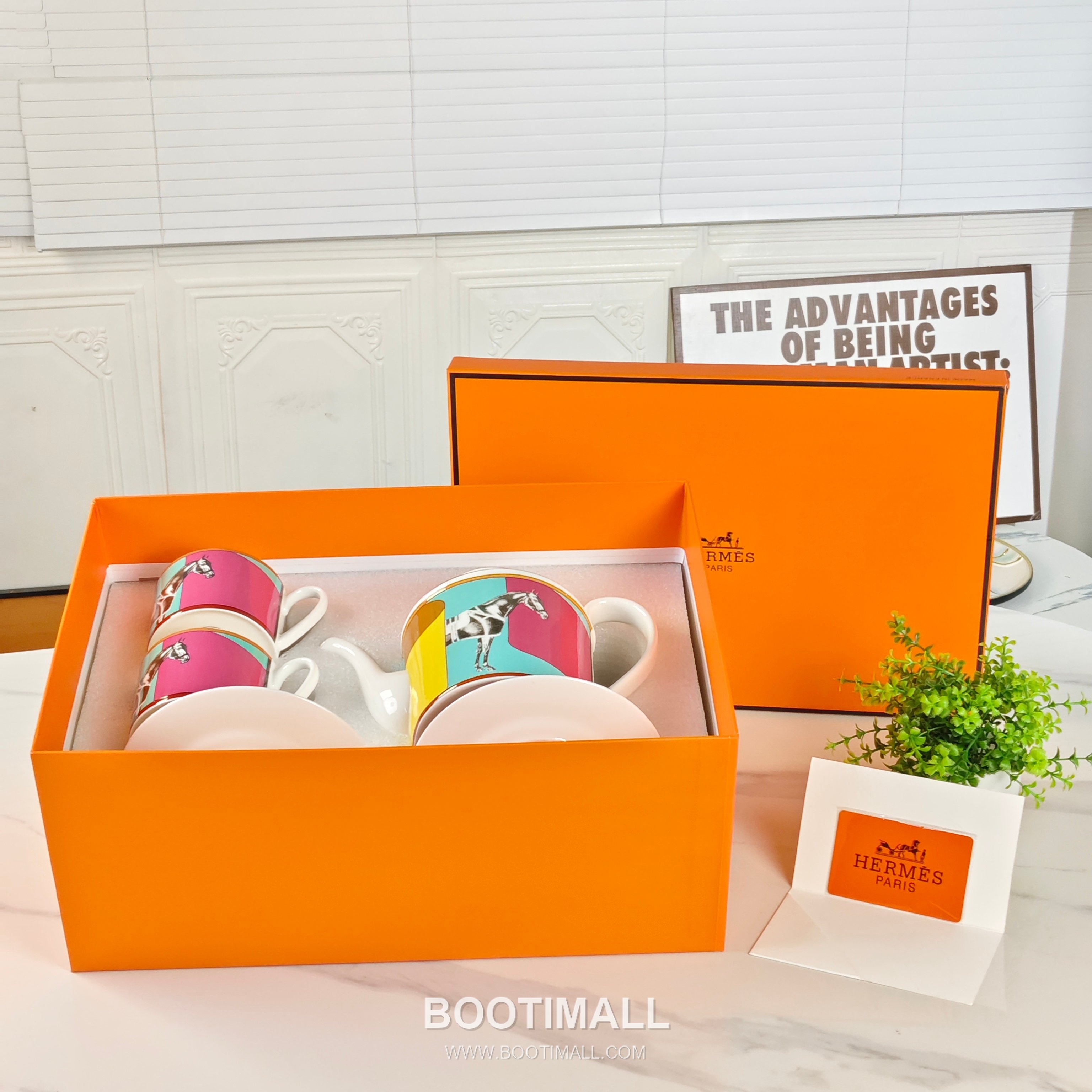 Tea Set Red Acc 찻잔 세트 레드 악세사리 1