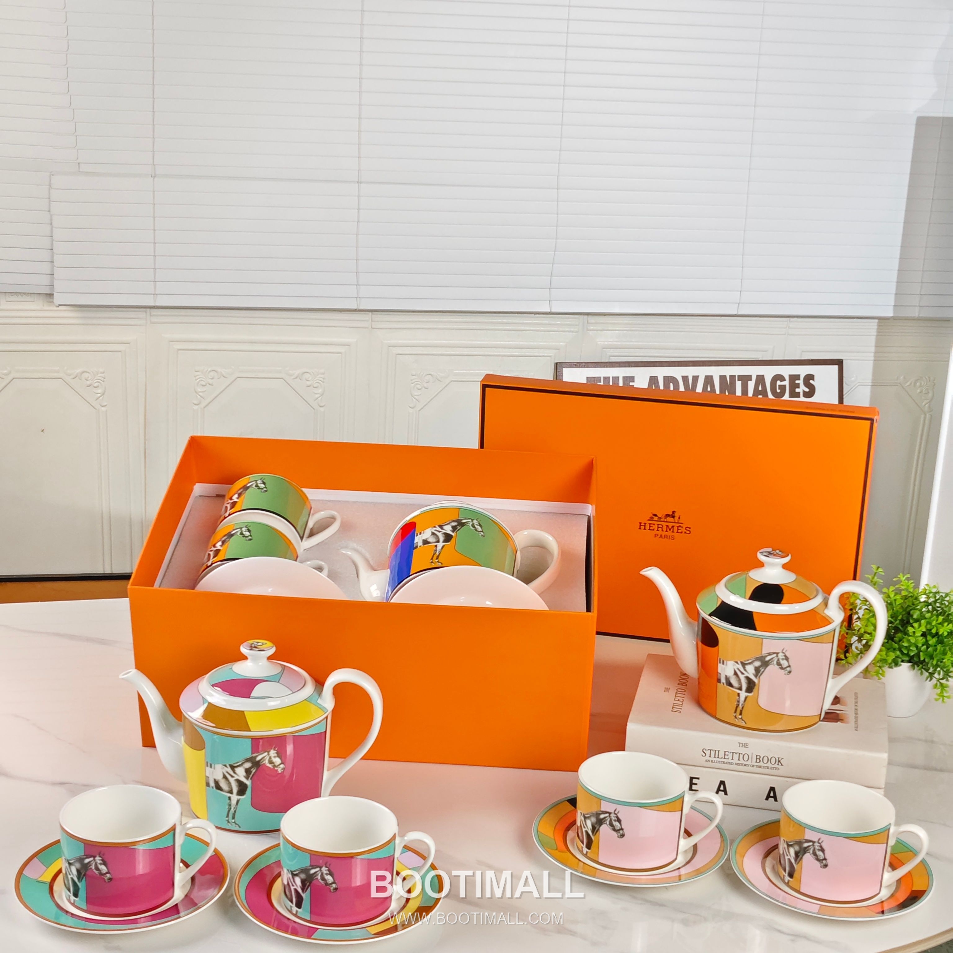 Tea Set Red Acc 찻잔 세트 레드 악세사리 14