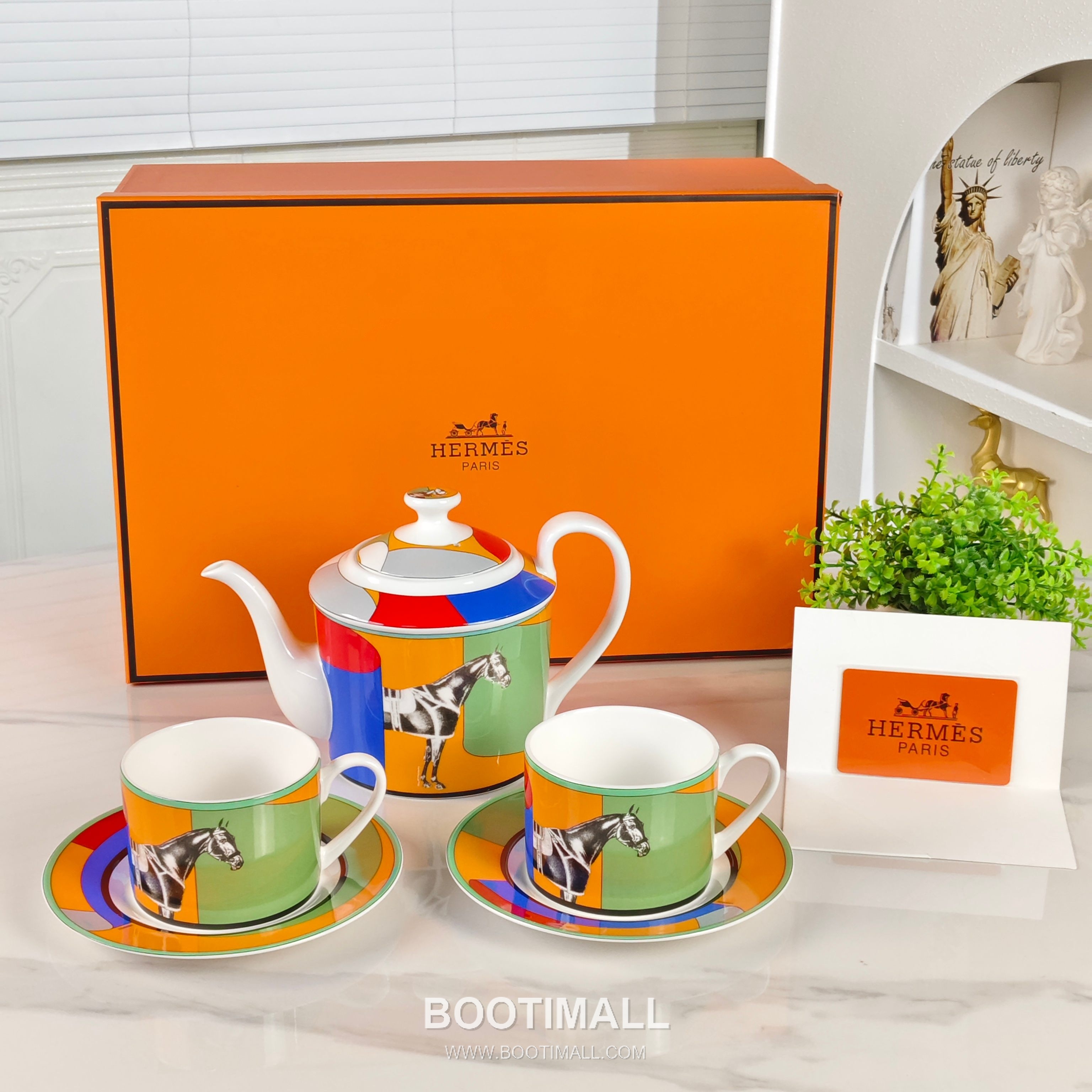 Tea Set Green Accessory 티 세트 그린 액세서리 2