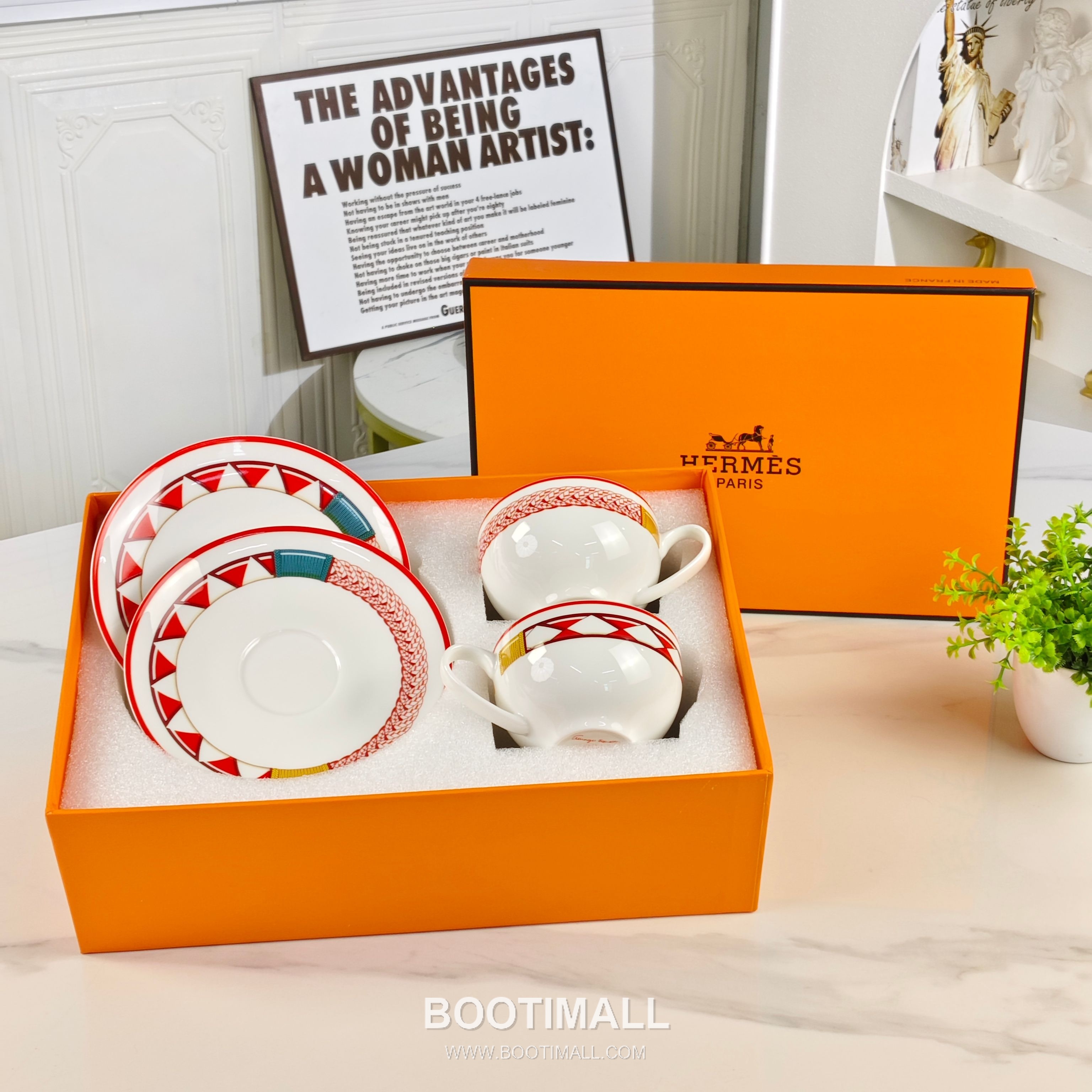 Hermes Saddle Edge Cup Plate Tableware 에르메스 마상 테두리 컵 접시 테이블웨어 1