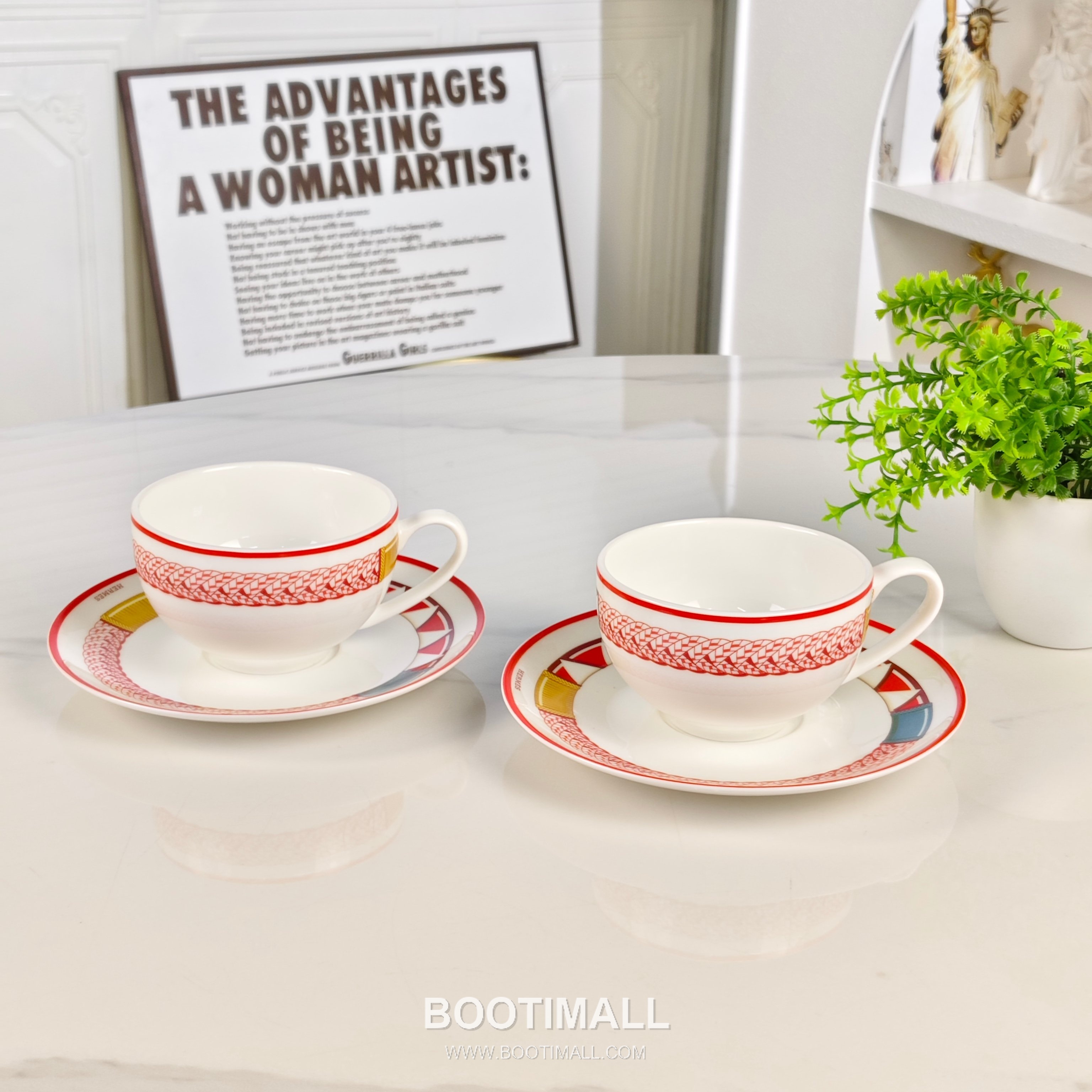 Hermes Saddle Edge Cup Plate Tableware 에르메스 마상 테두리 컵 접시 테이블웨어 4