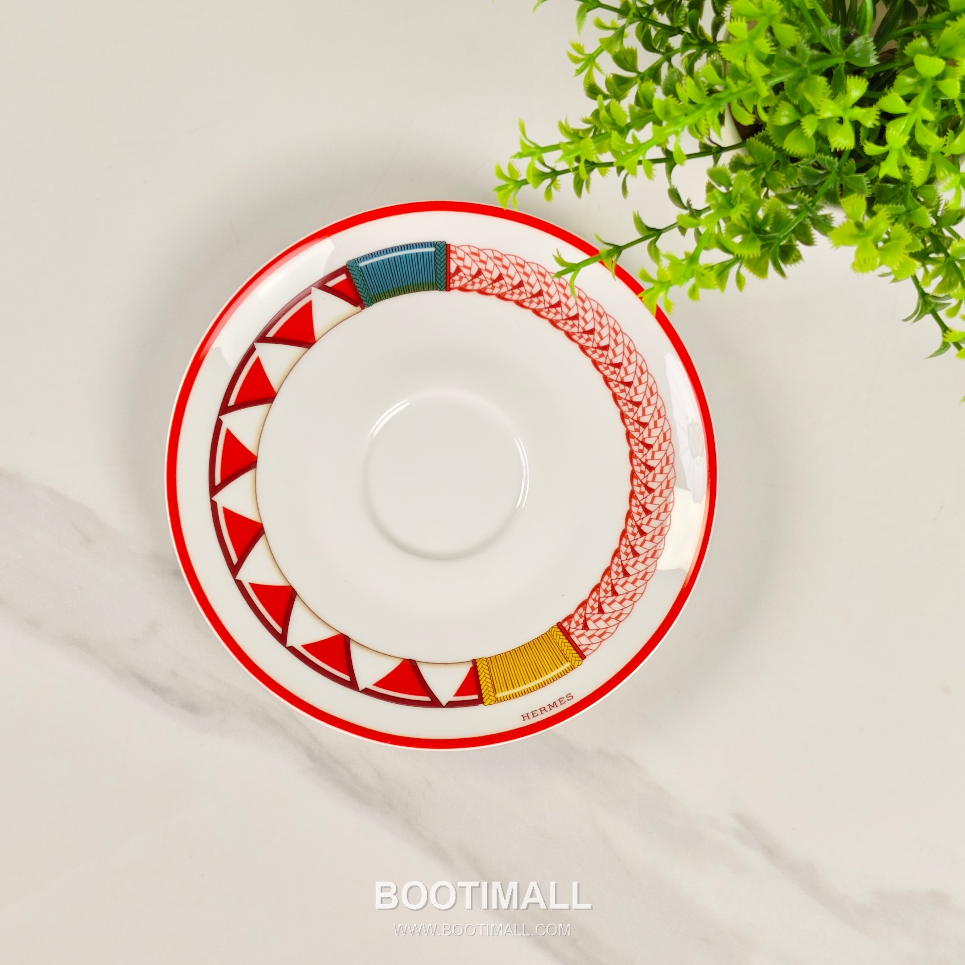 Hermes Saddle Edge Cup Plate Tableware 에르메스 마상 테두리 컵 접시 테이블웨어 7