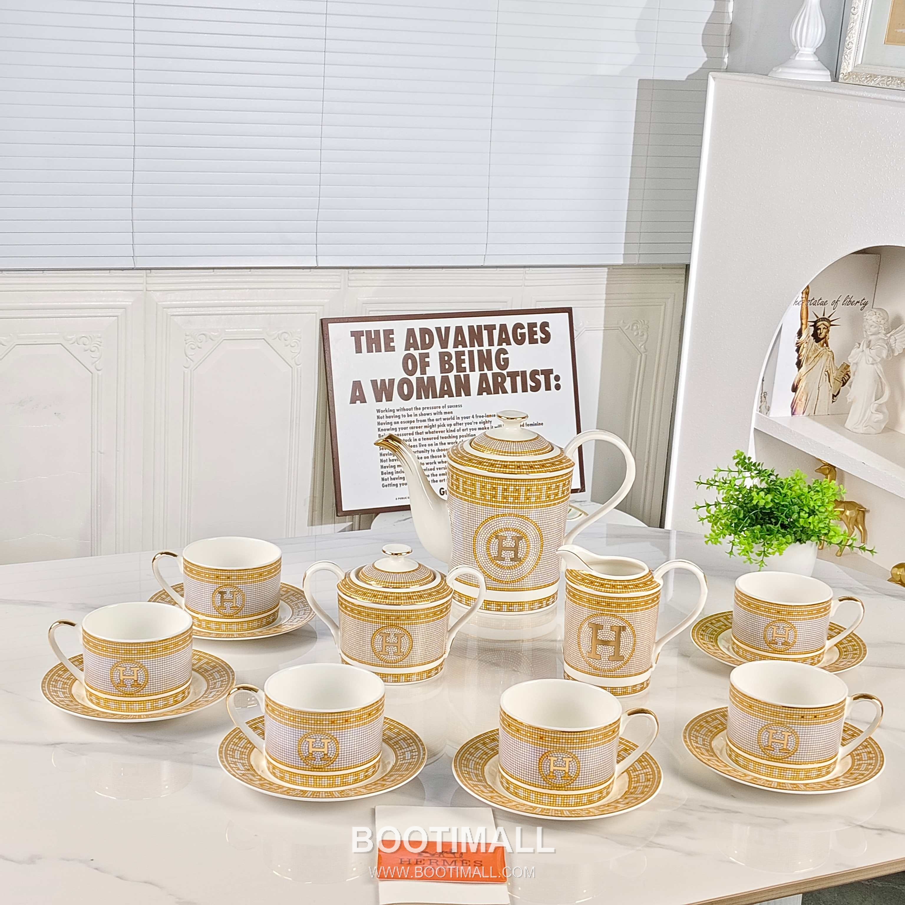 Hermes Straight Gold H Set Brown Acc 에르메스 직선형 골드 H 세트 브라운 액세서리 15 pieces 4