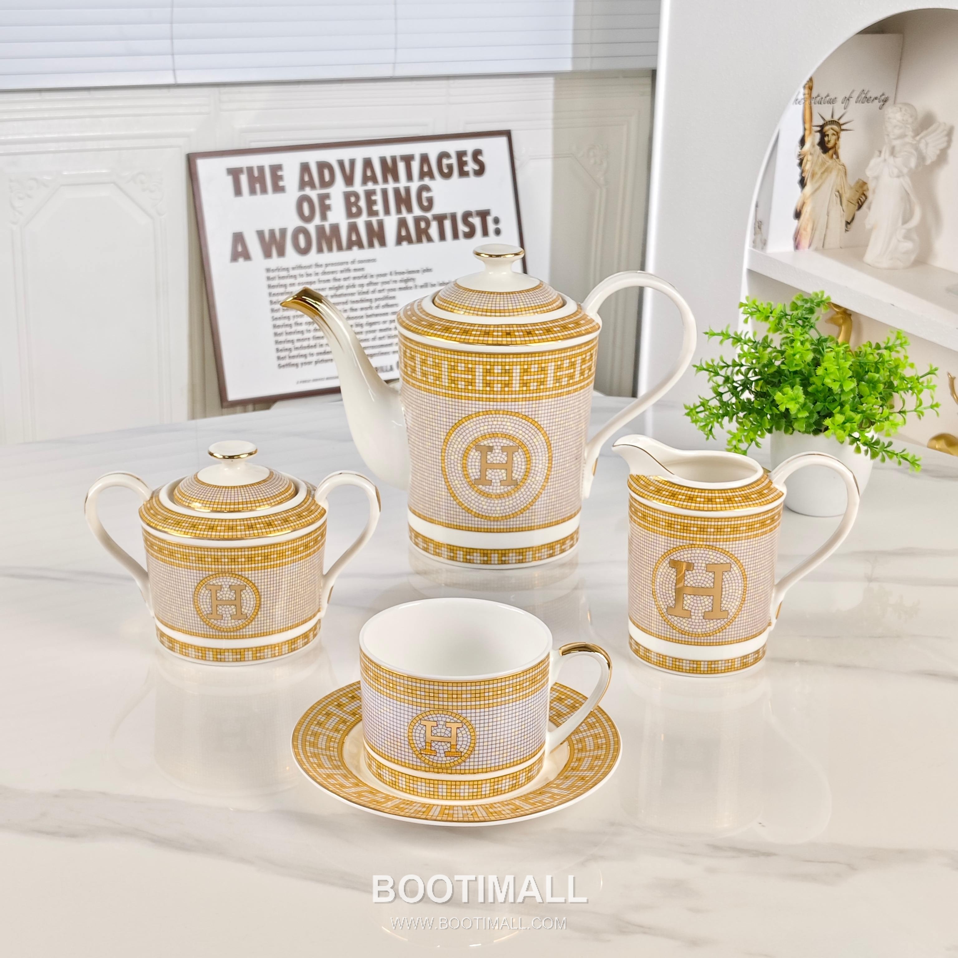 Hermes Straight Gold H Set Brown Acc 에르메스 직선형 골드 H 세트 브라운 액세서리 15 pieces 6