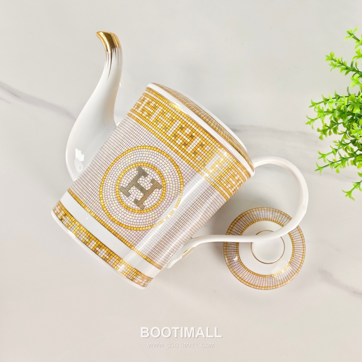 Hermes Straight Gold H Set Brown Acc 에르메스 직선형 골드 H 세트 브라운 액세서리 15 pieces 9