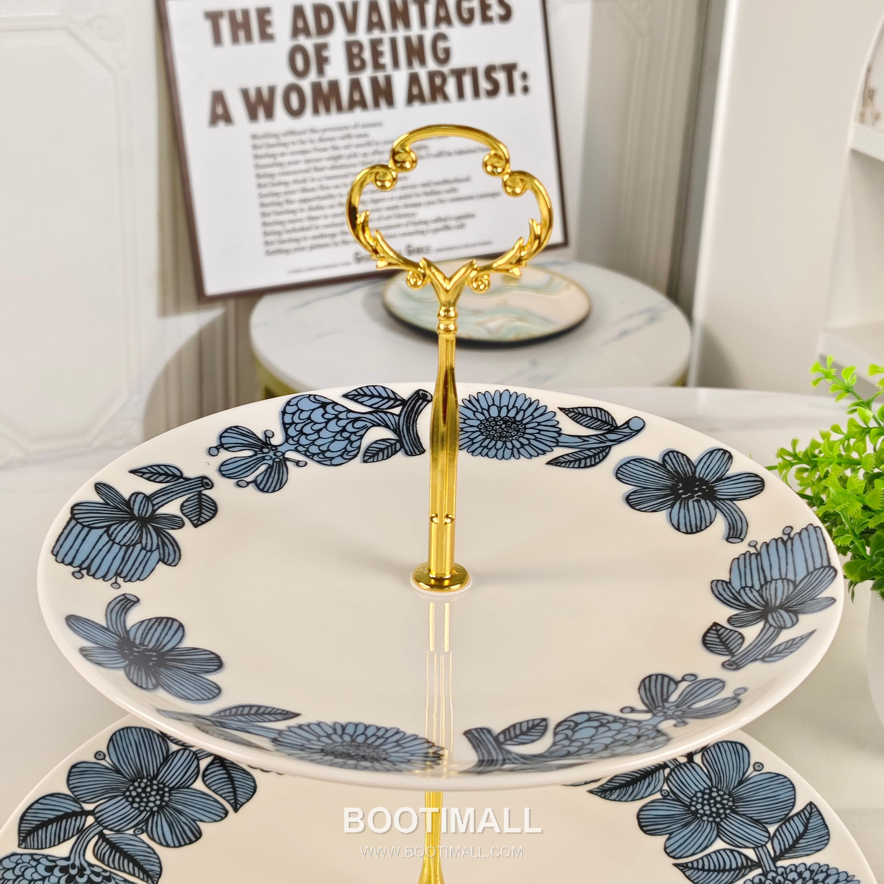 Double Plate Set Blue Tableware 더블 플레이트 세트 블루 식기 7