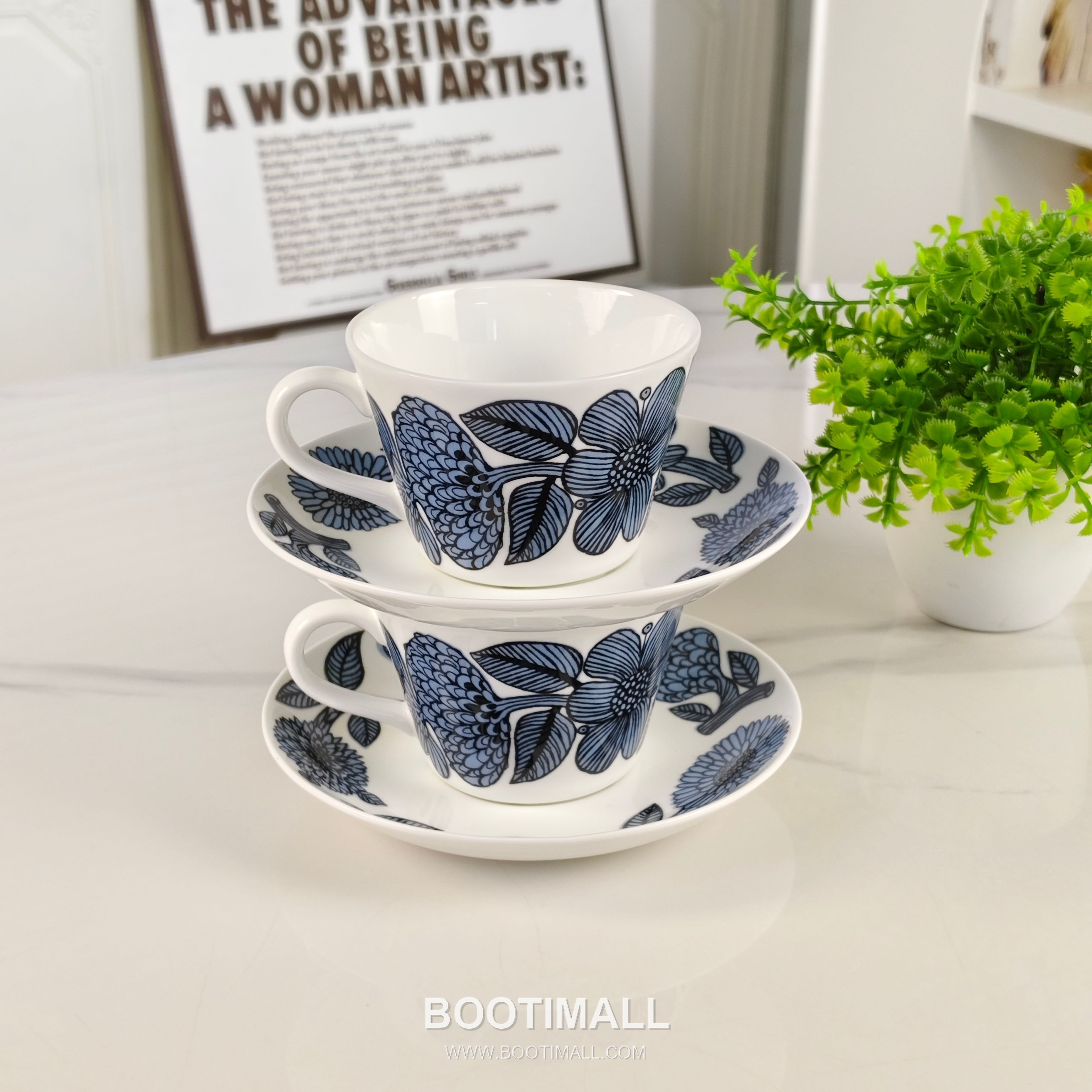 Small Double Cup Saucer 소형 더블 컵 받침 세트 6