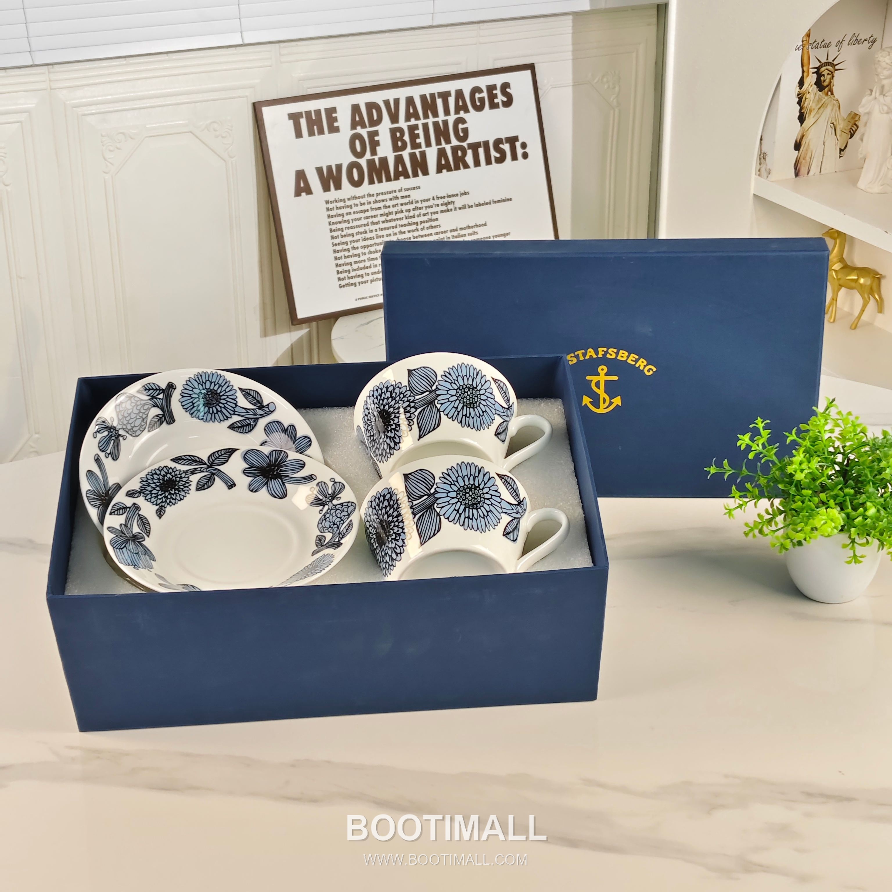 Large Double Cup Saucer Tableware 대형 더블 컵받침 테이블웨어 1