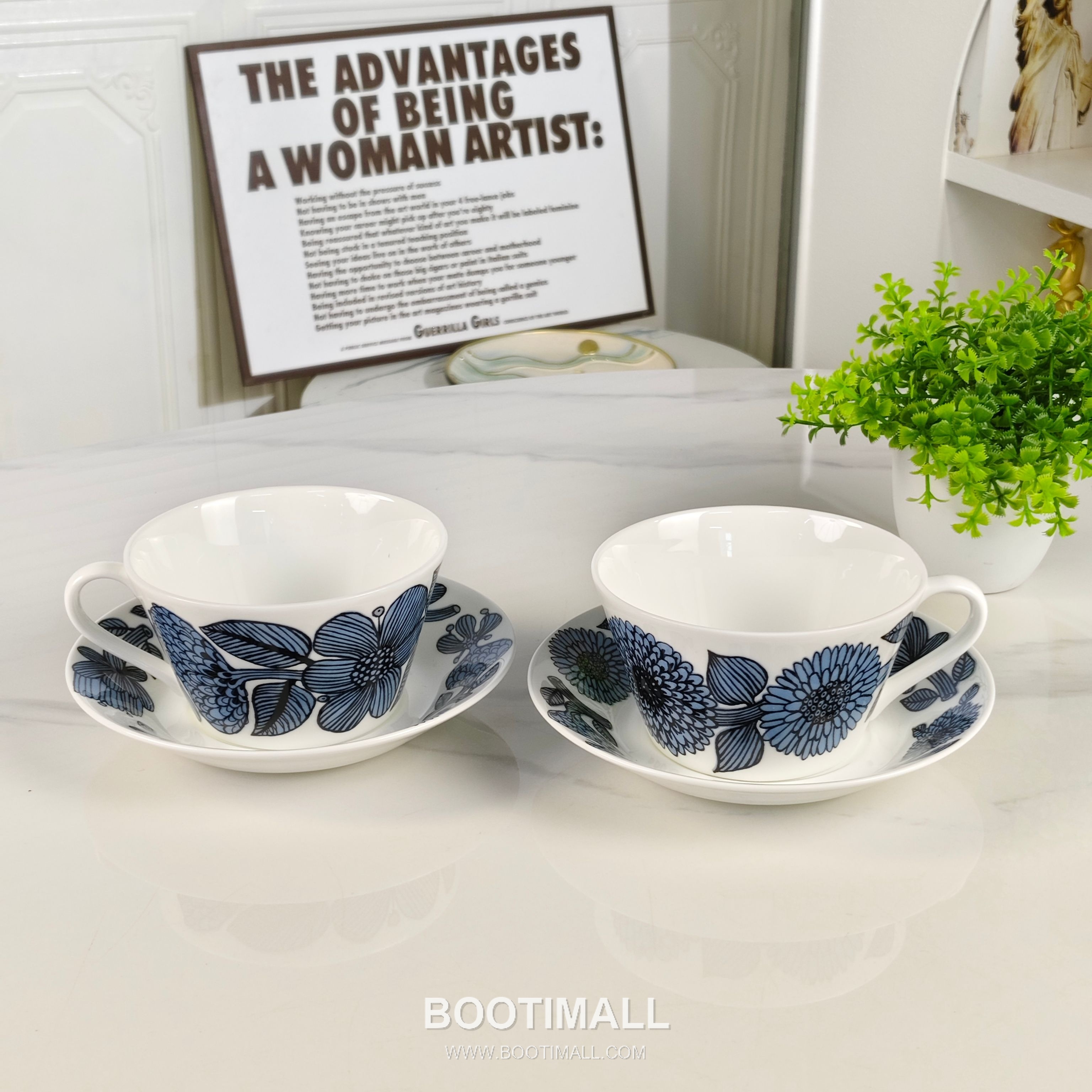 Large Double Cup Saucer Tableware 대형 더블 컵받침 테이블웨어 4