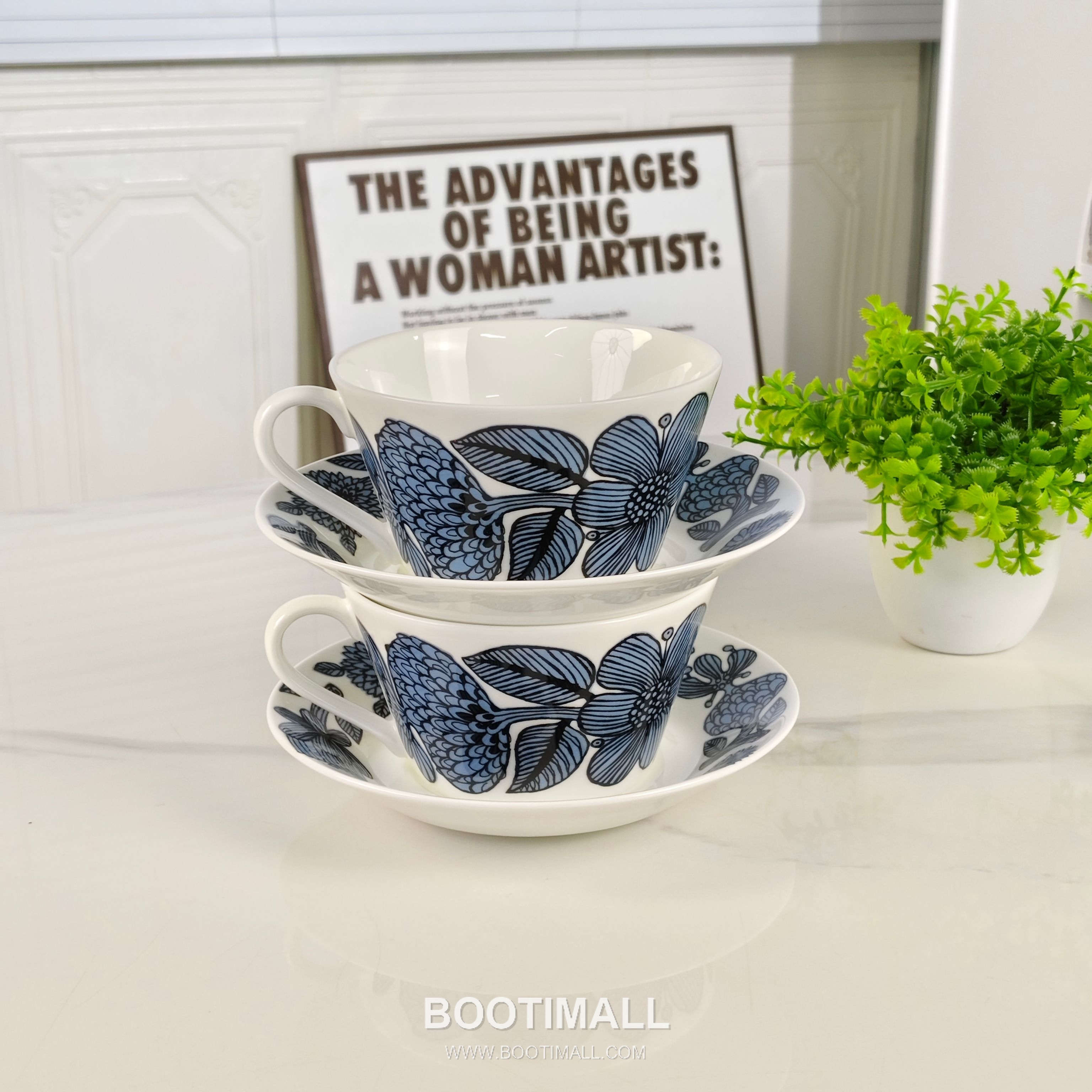 Large Double Cup Saucer Tableware 대형 더블 컵받침 테이블웨어 5