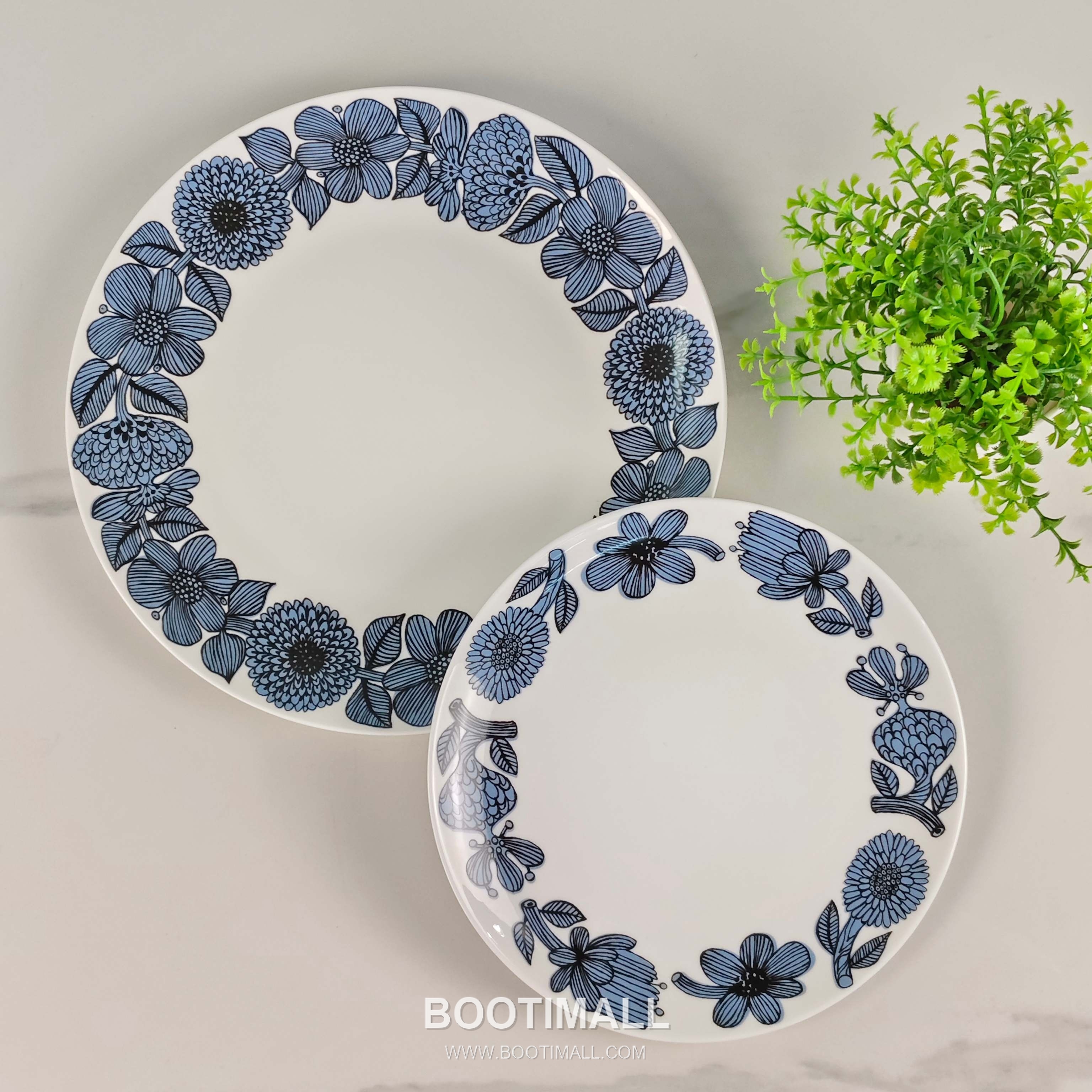 Double Plate Set Tableware 더블 플레이트 세트 식기 10 inch / 8 inch 4