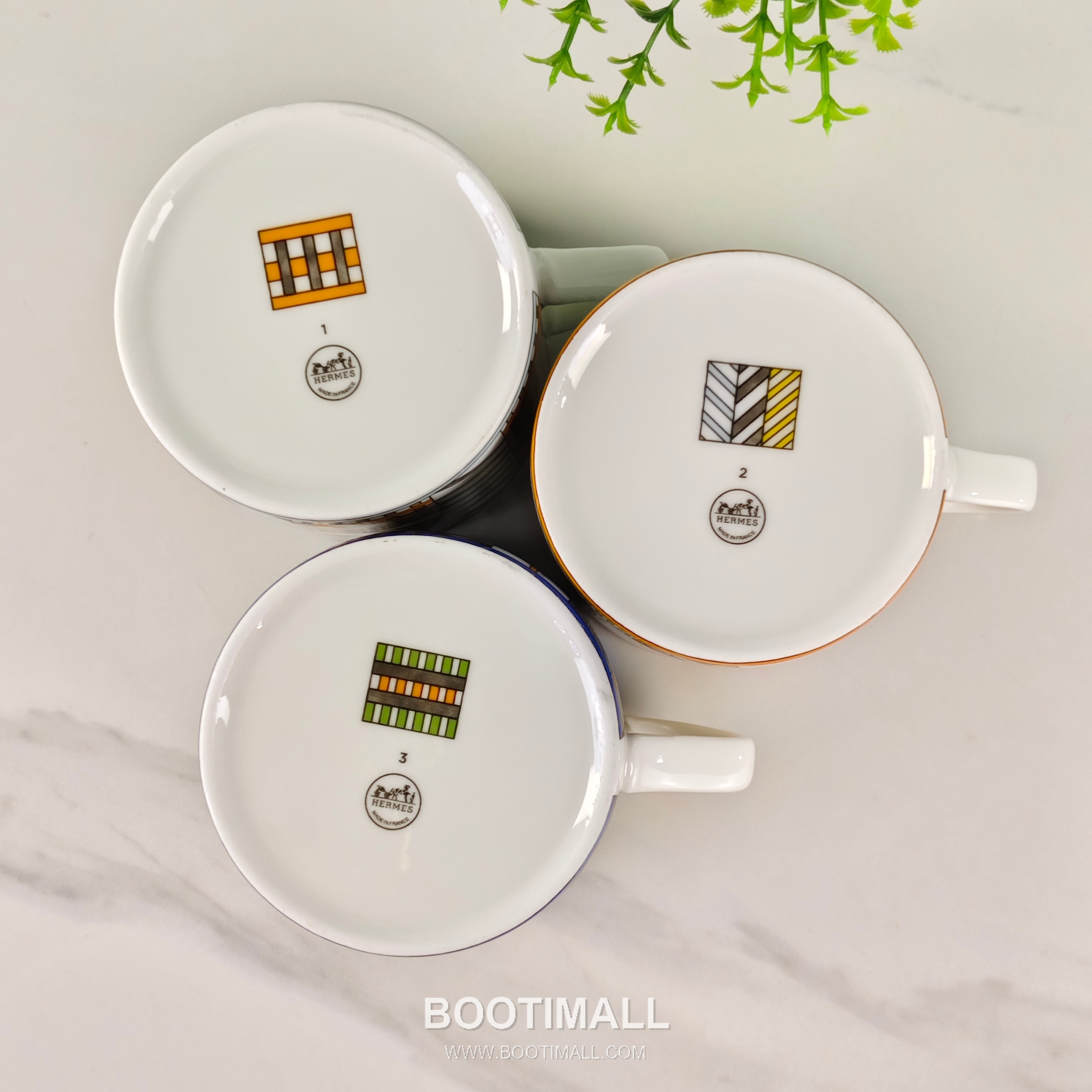 Hermes Geometric Mug Orange Accessory 에르메스 기하학 머그 오렌지 액세서리 9