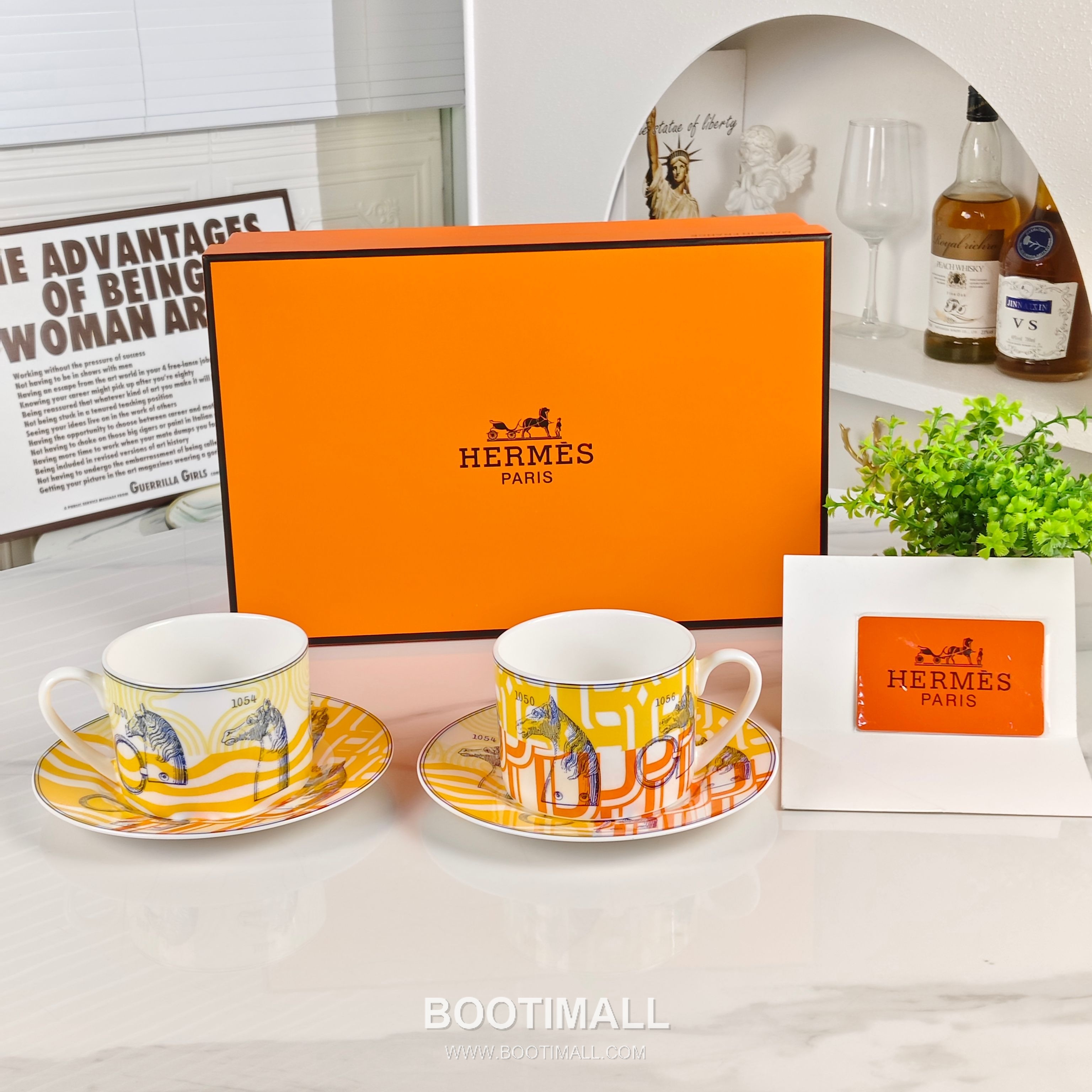 Hermes Yellow Base Number Plate Yellow 에르메스 옐로우 베이스 숫자 접시 옐로우 2