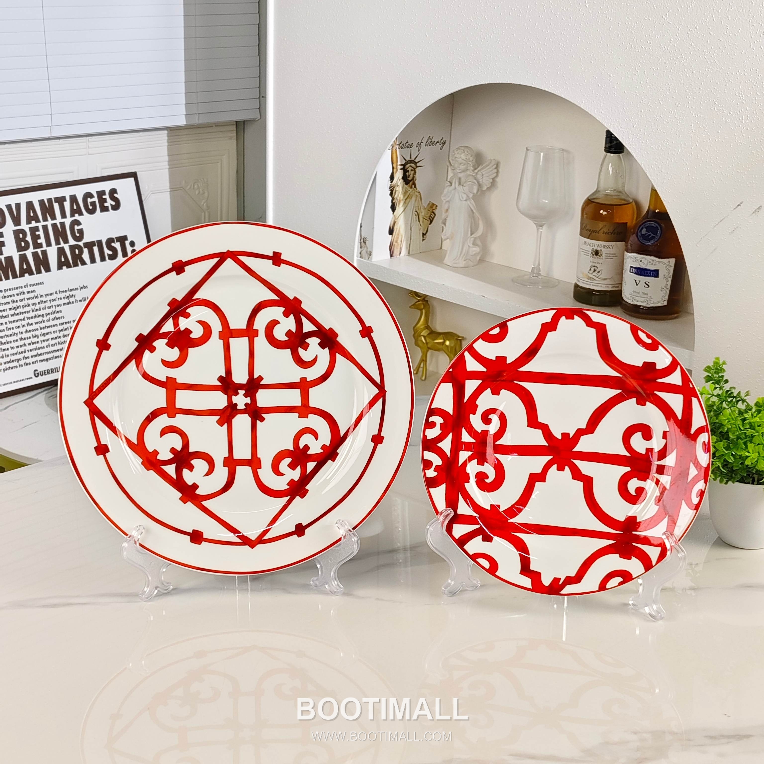 Hermes Tableware Set Red 에르메스 식기 세트 레드 3