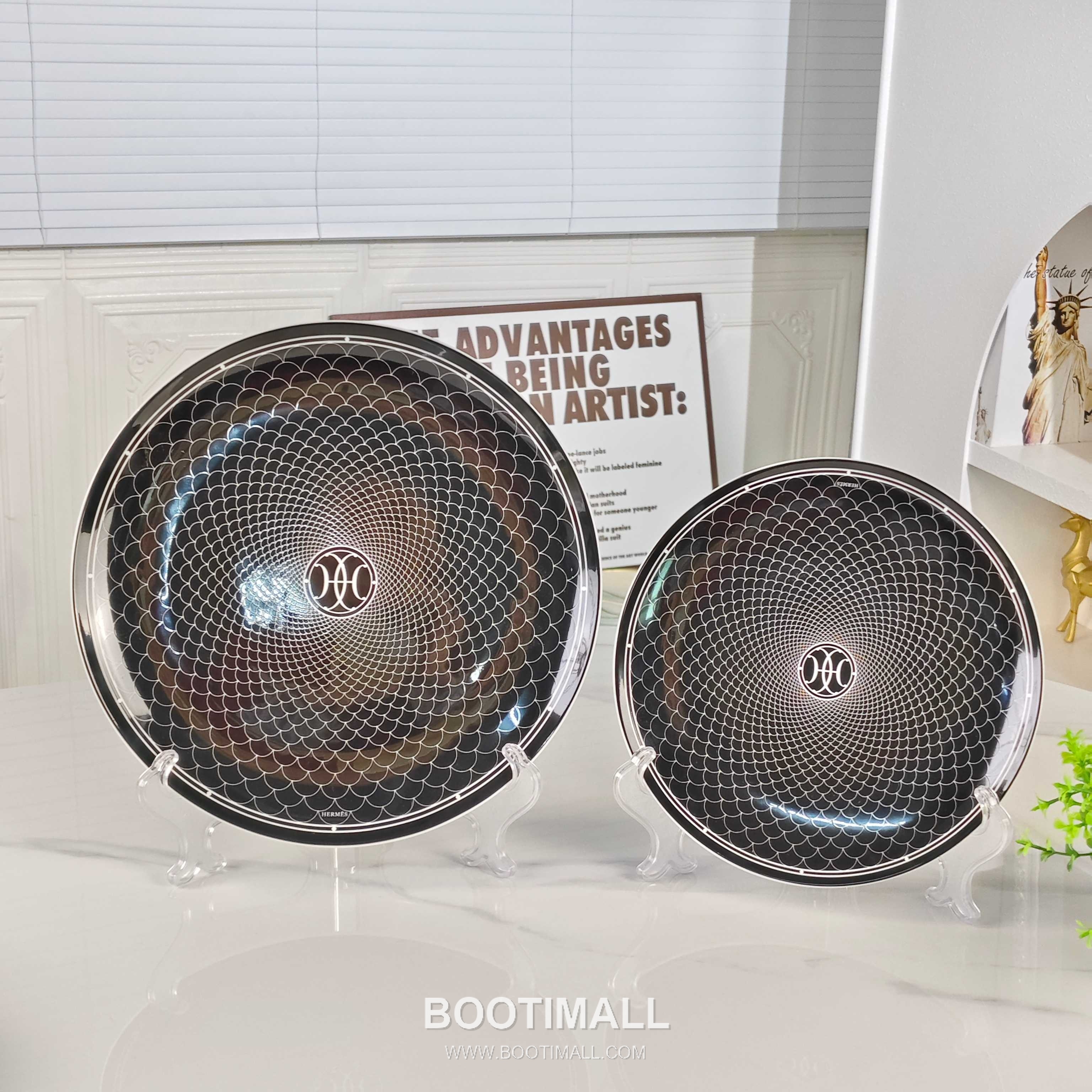 Hermes Dinnerware Set 22 Pieces Black Tableware 에르메스 22피스 식기 세트 블랙 3