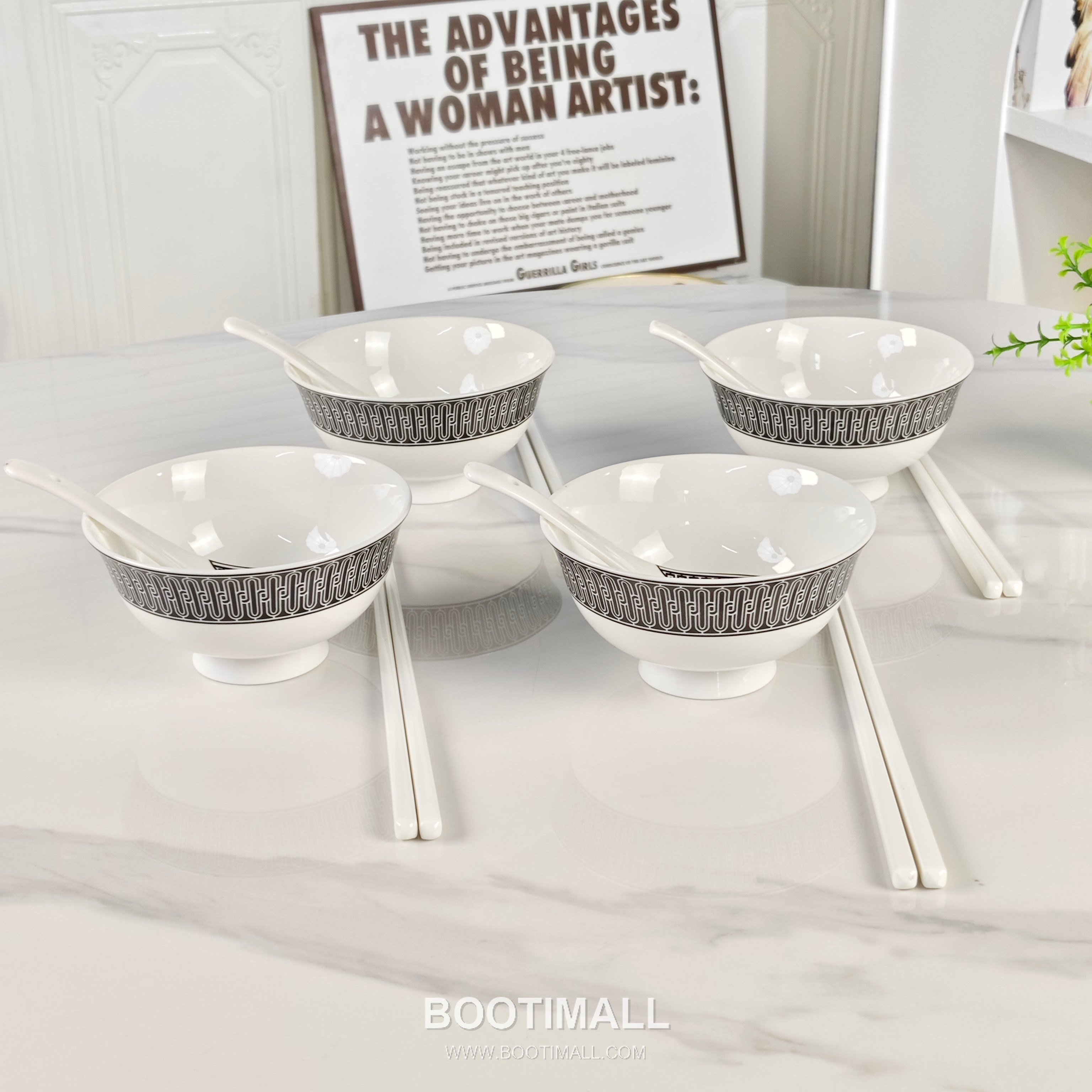 Hermes Dinnerware Set 22 Pieces Black Tableware 에르메스 22피스 식기 세트 블랙 4