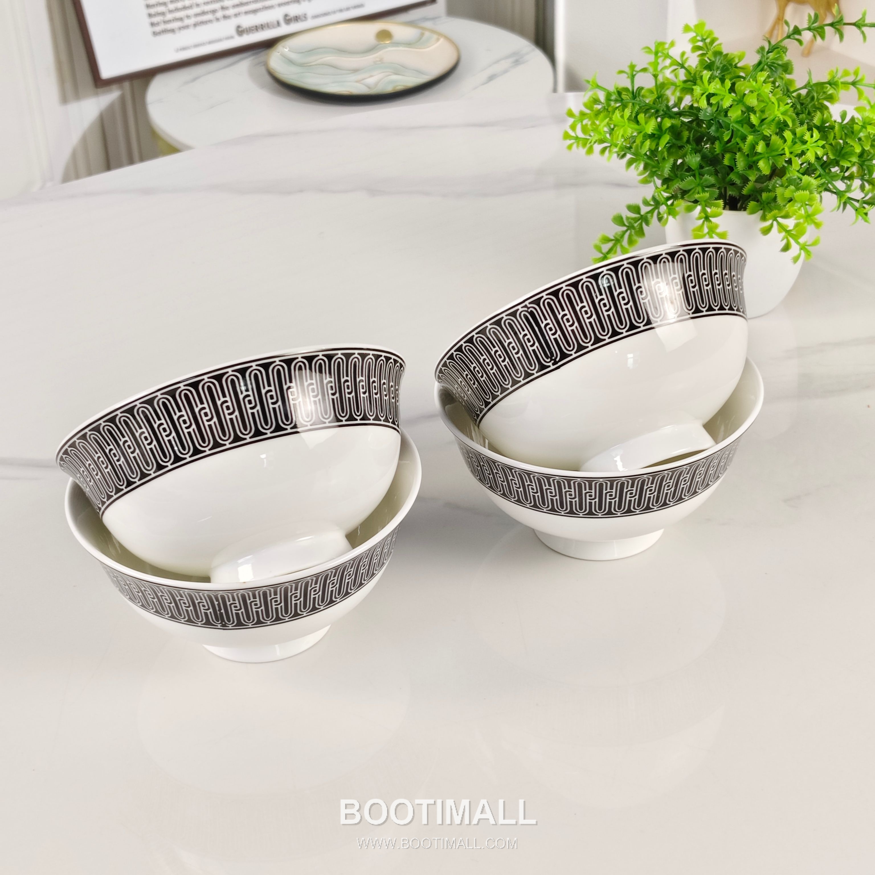 Hermes Dinnerware Set 22 Pieces Black Tableware 에르메스 22피스 식기 세트 블랙 5