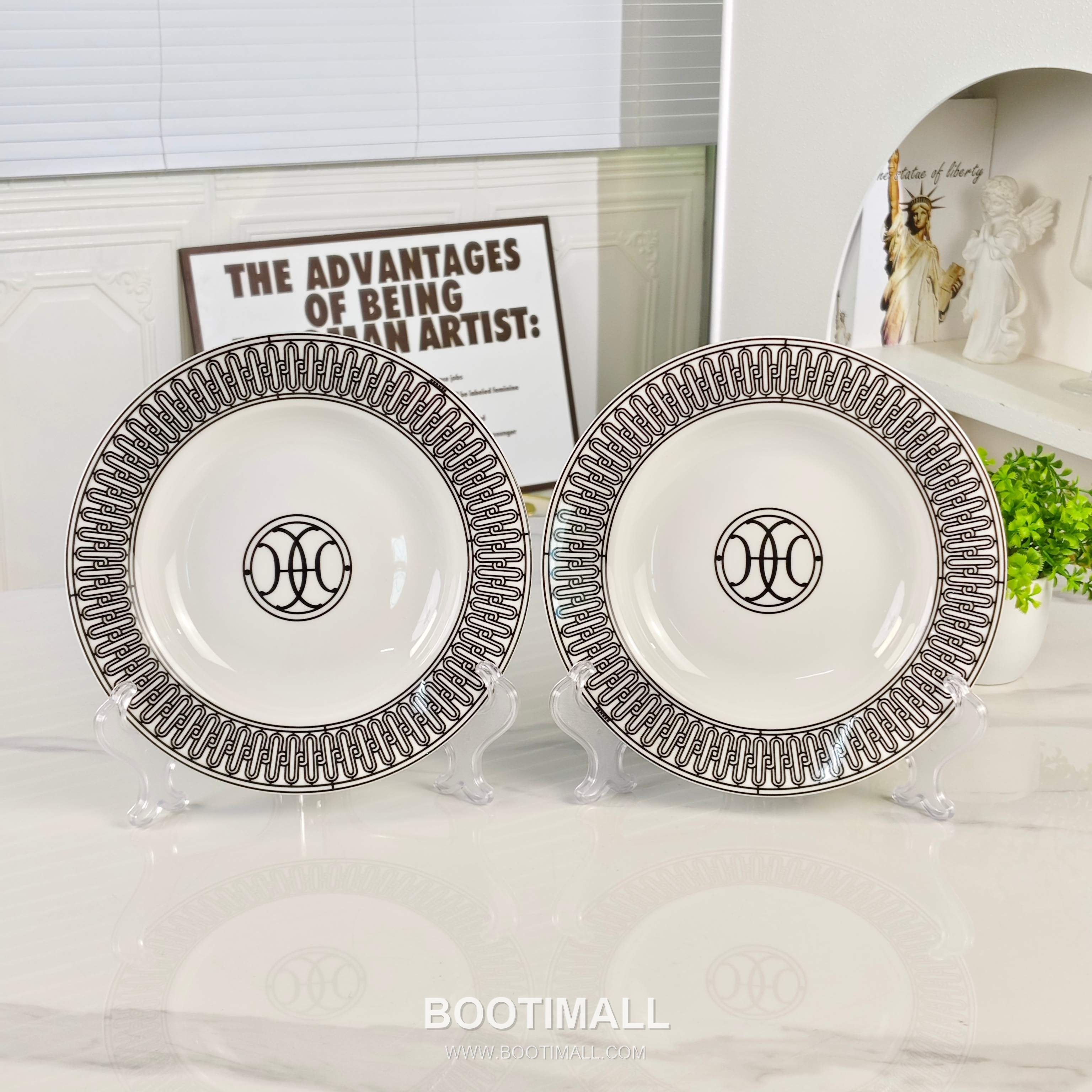 Hermes Dinnerware Set 22 Pieces Black Tableware 에르메스 22피스 식기 세트 블랙 7