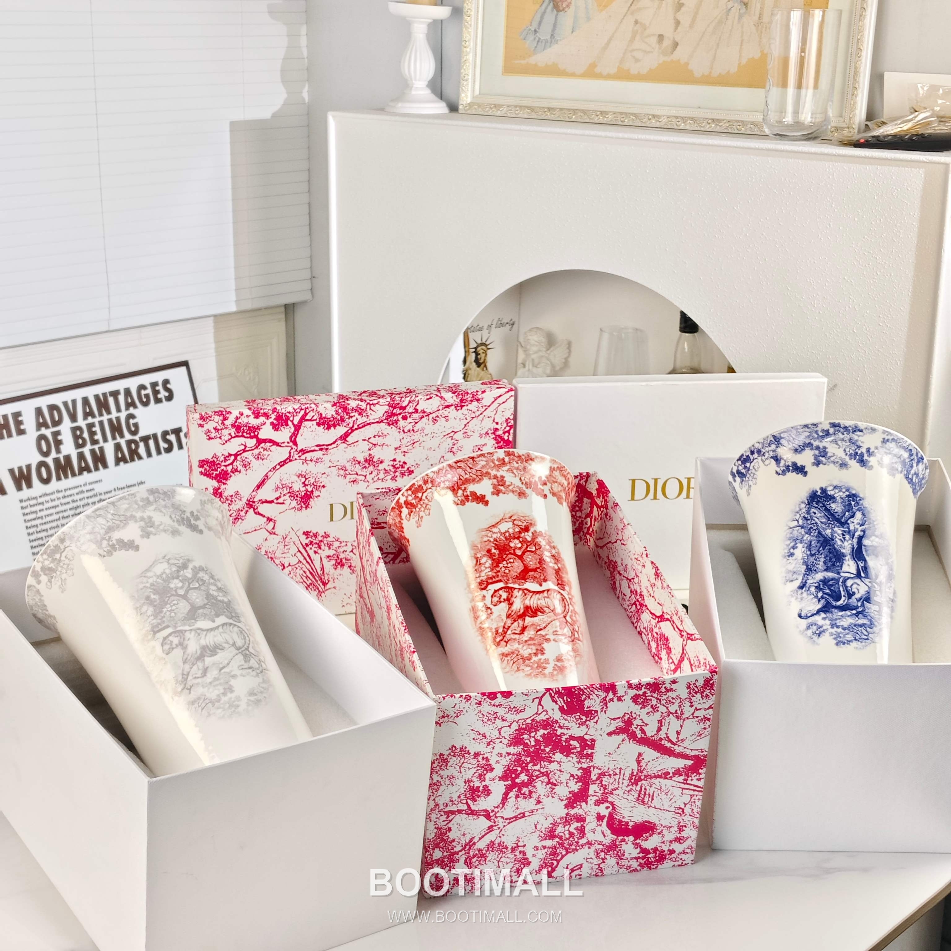 Dior Tiger Vase Series Red 디올 타이거 꽃병 시리즈 레드 1