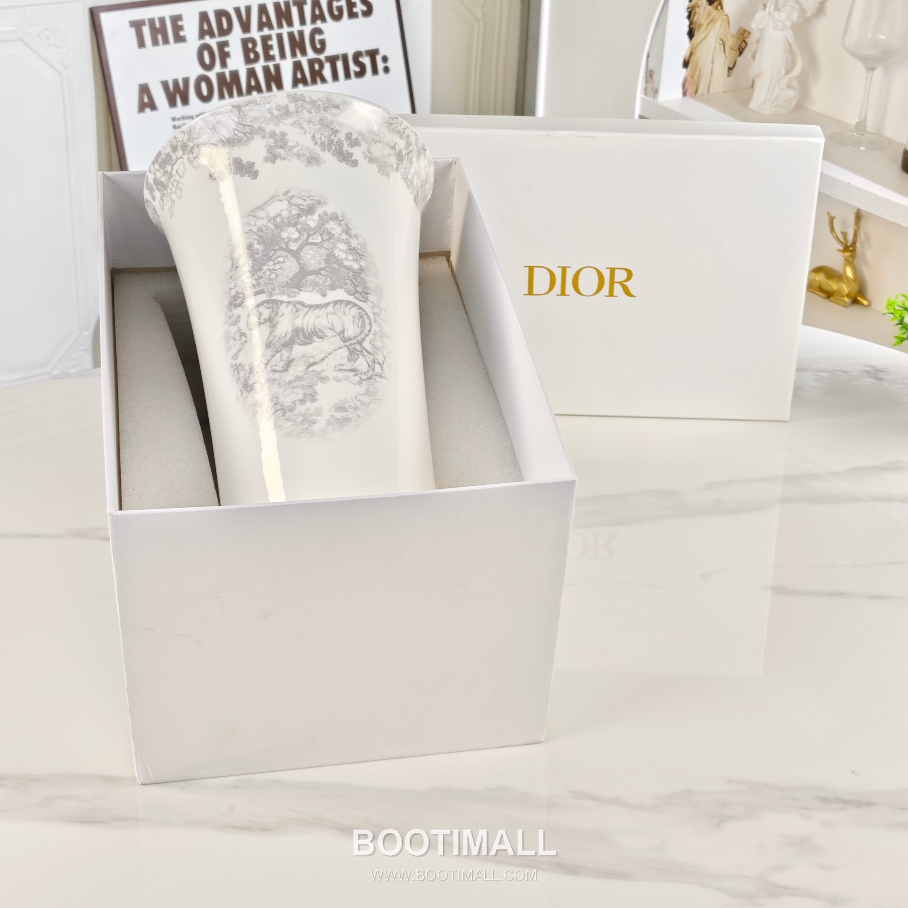 Dior Tiger Vase Series Red 디올 타이거 꽃병 시리즈 레드 3