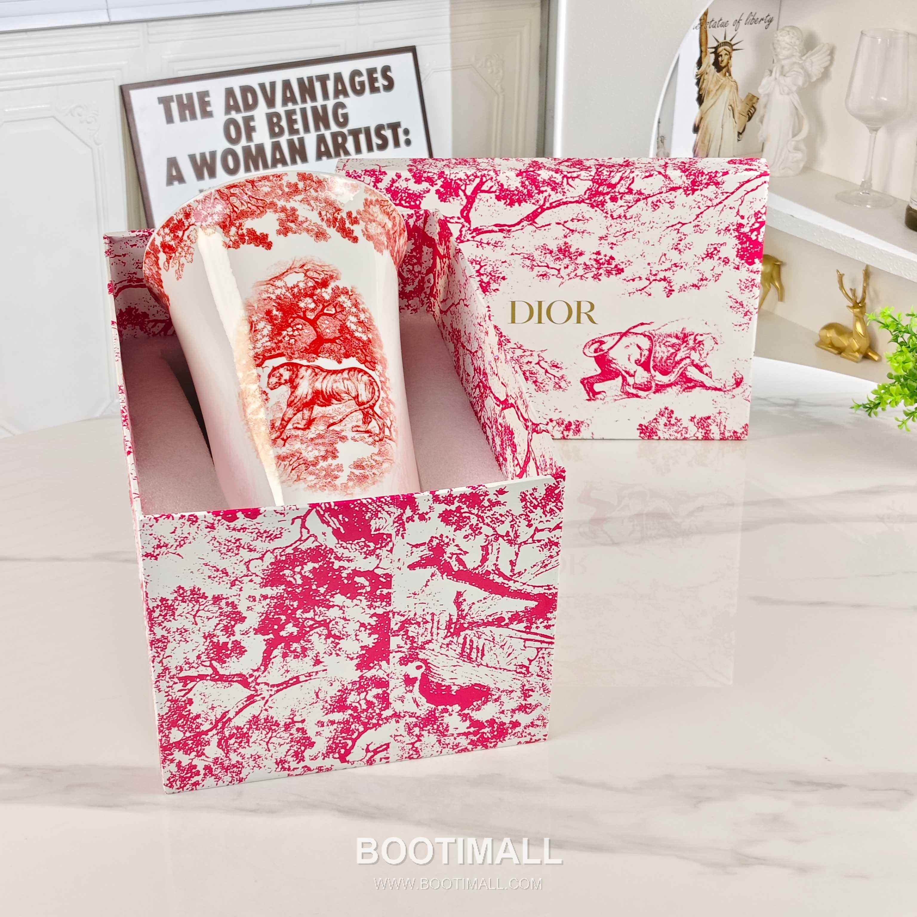 Dior Tiger Vase Series Red 디올 타이거 꽃병 시리즈 레드 4