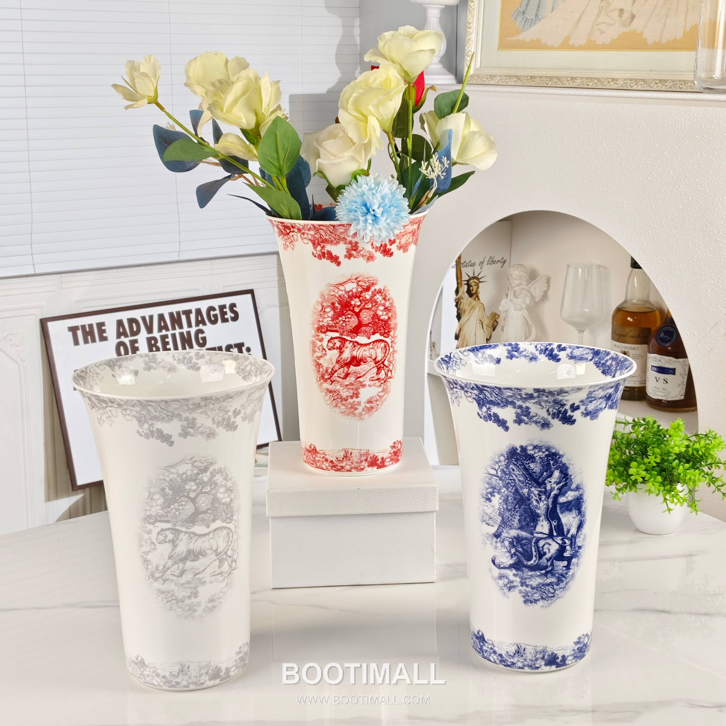 Dior Tiger Vase Series Red 디올 타이거 꽃병 시리즈 레드 5