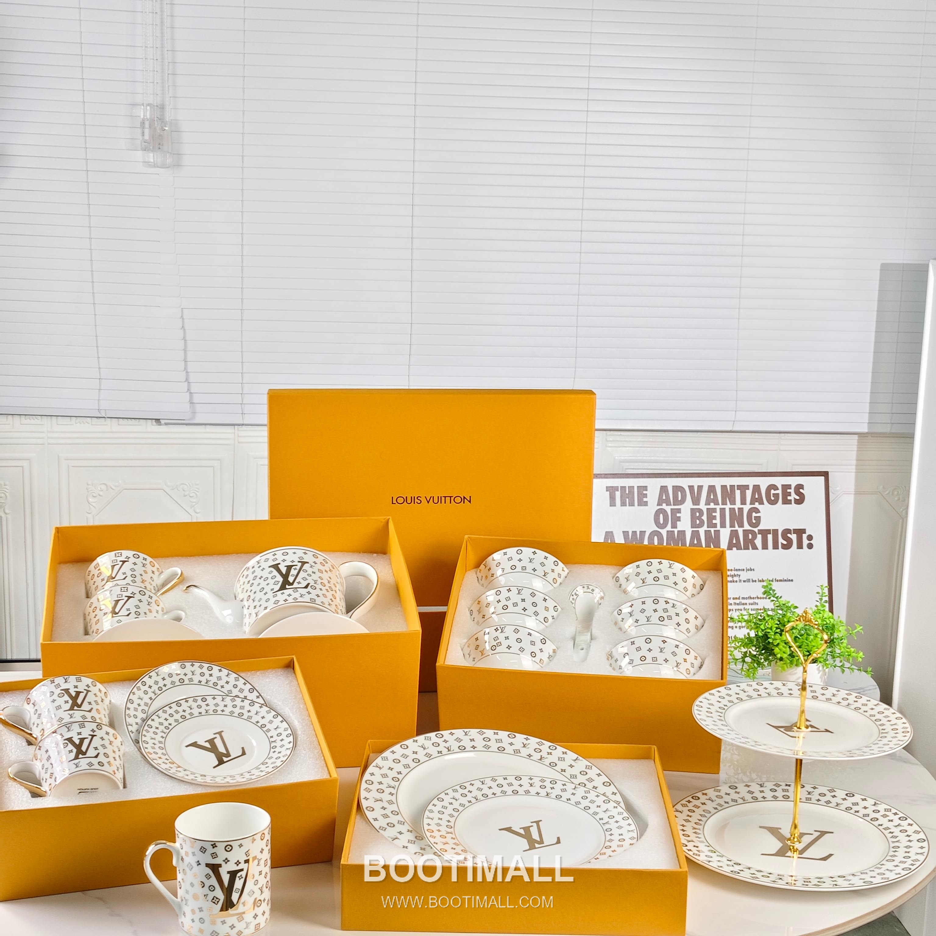 Louis Vuitton Double Cup Saucer Set Tableware 루이비통 더블 컵 소서 세트 테이블웨어 1