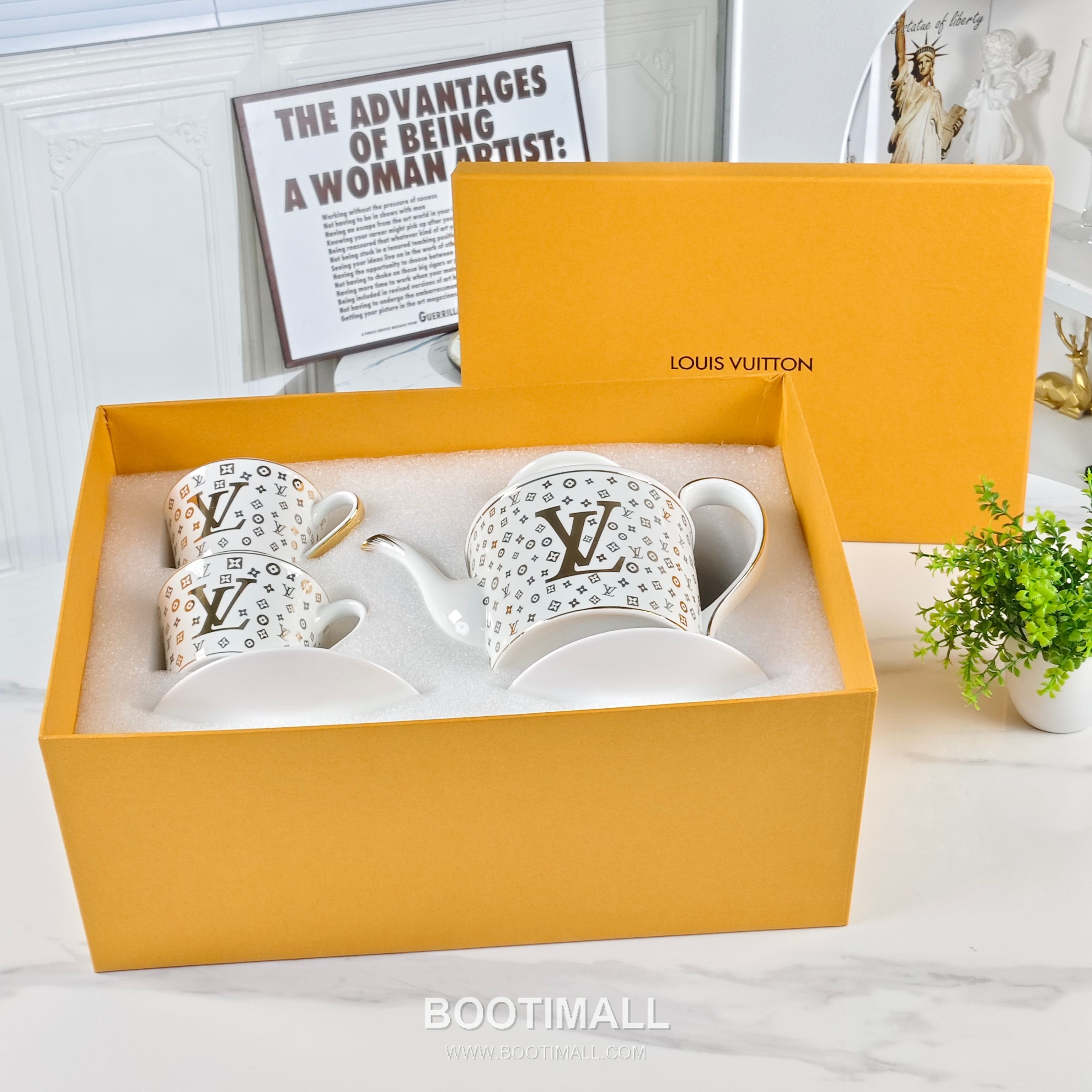 Louis Vuitton Double Cup Saucer Set Tableware 루이비통 더블 컵 소서 세트 테이블웨어 3