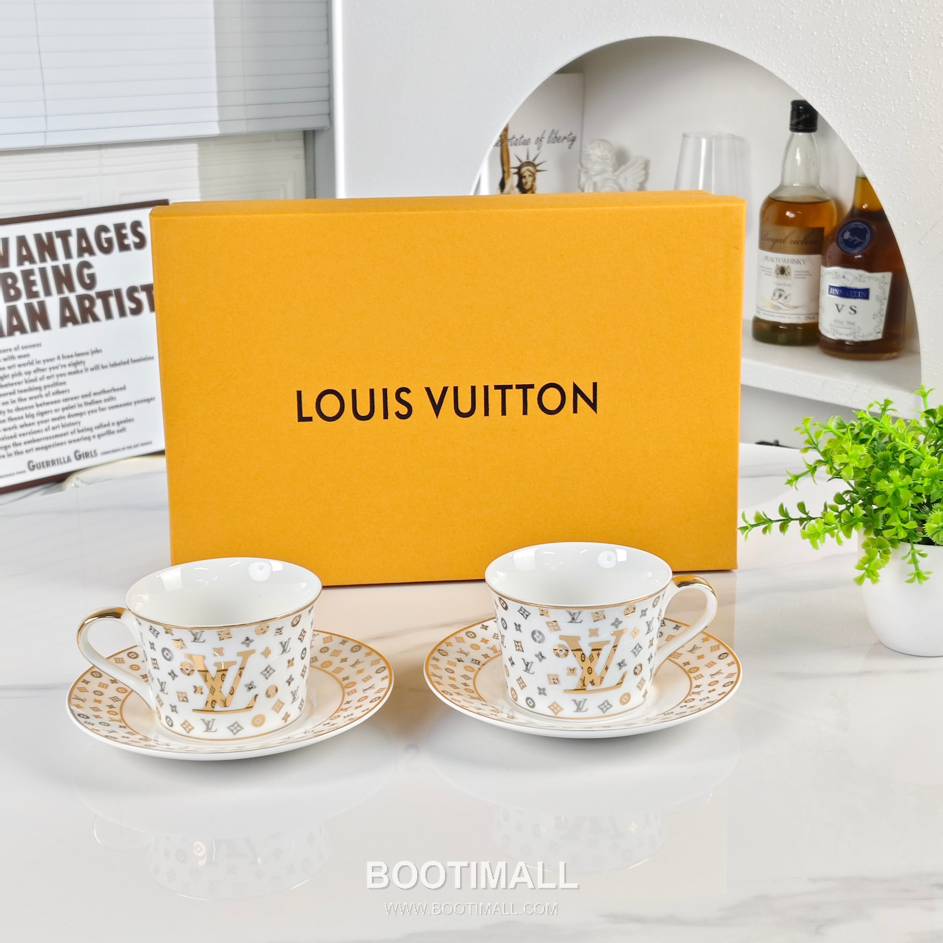 Louis Vuitton Double Cup Saucer Set Tableware 루이비통 더블 컵 소서 세트 테이블웨어 4