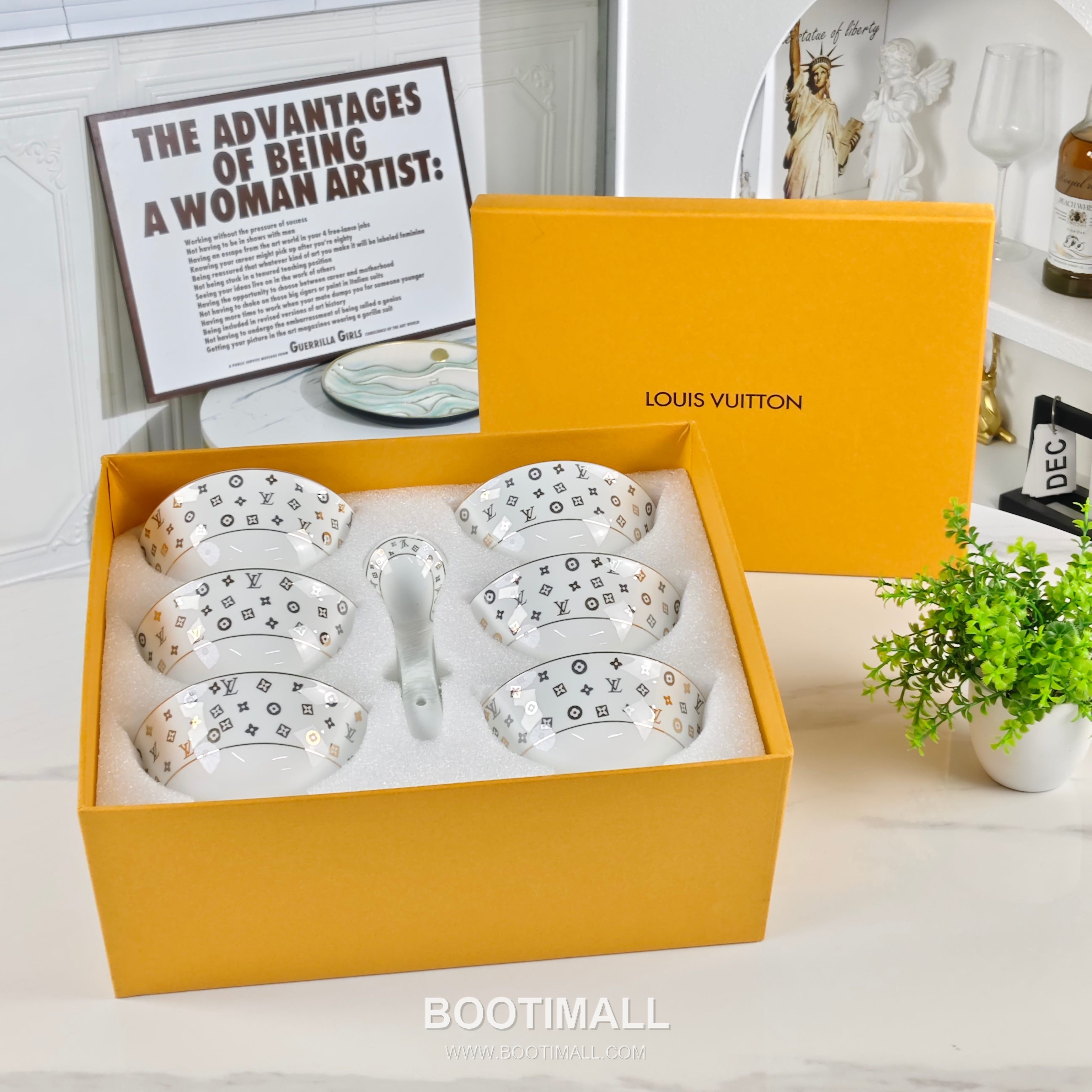 Louis Vuitton Double Cup Saucer Set Tableware 루이비통 더블 컵 소서 세트 테이블웨어 6