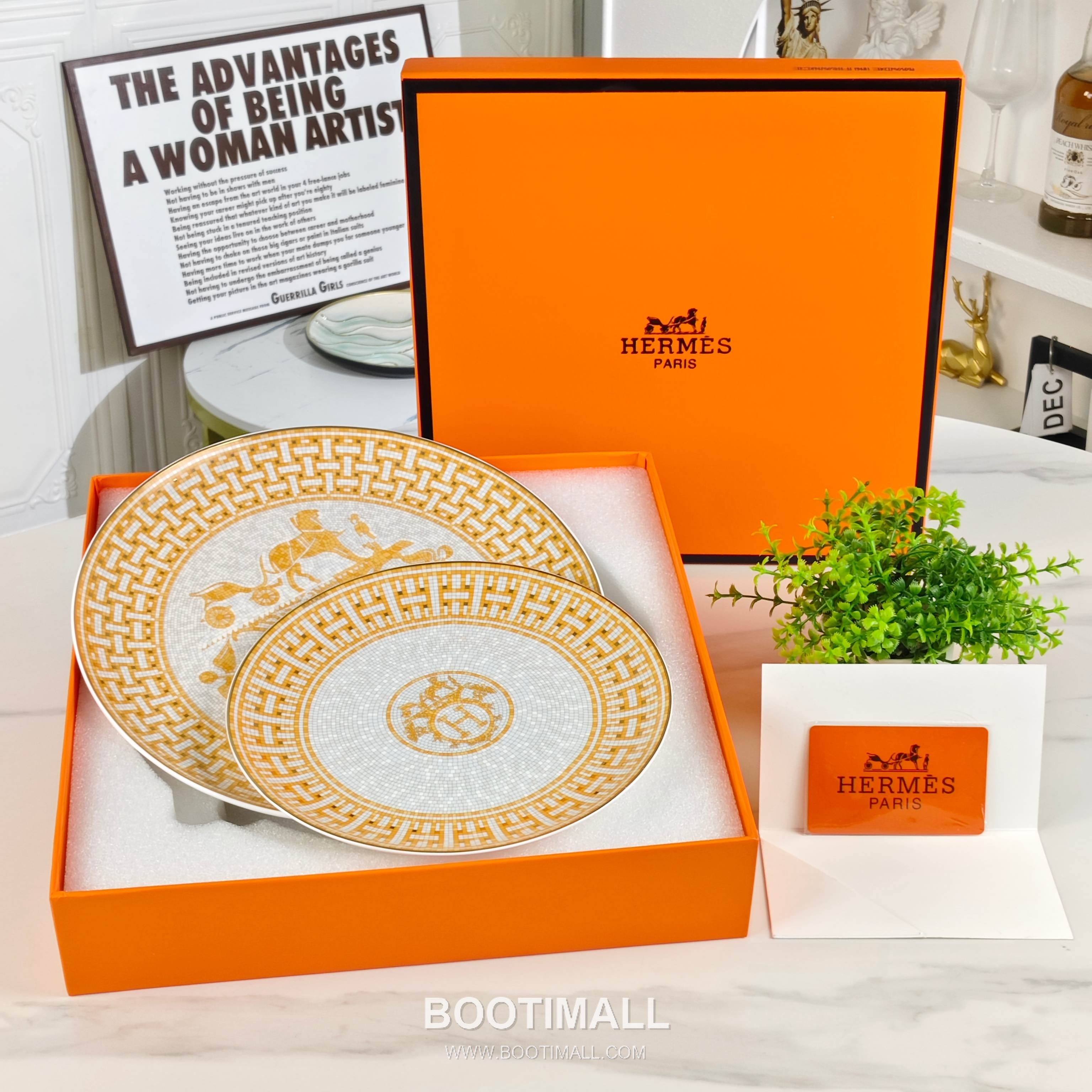 Hermes Double Plate Set Gray Tableware 에르메스 더블 플레이트 세트 그레이 테이블웨어 7