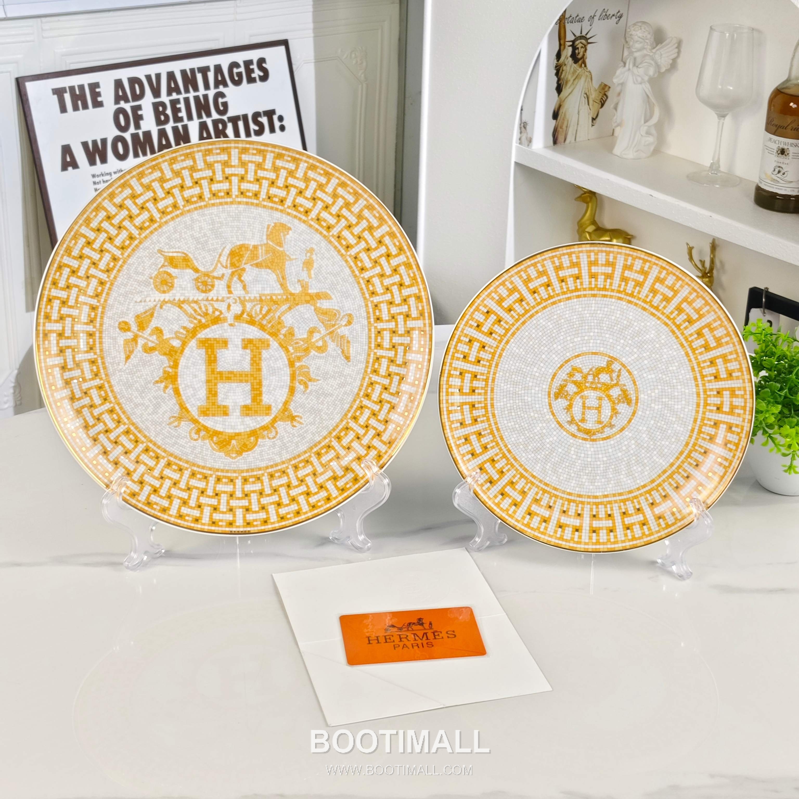 Hermes Double Plate Set Gray Tableware 에르메스 더블 플레이트 세트 그레이 테이블웨어 9