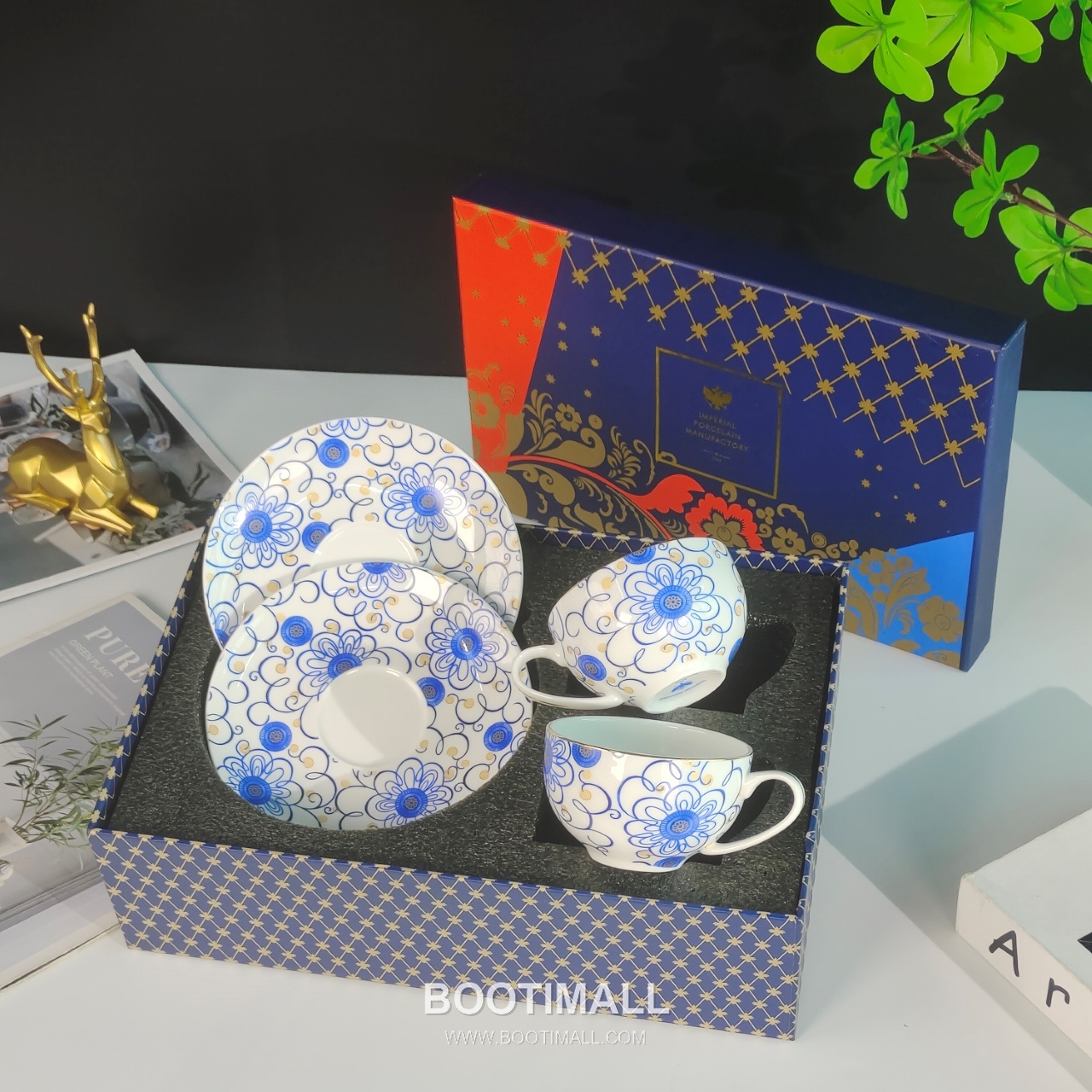 Floral Tea Cup Set Coffee 플로럴 티컵 세트 커피 1