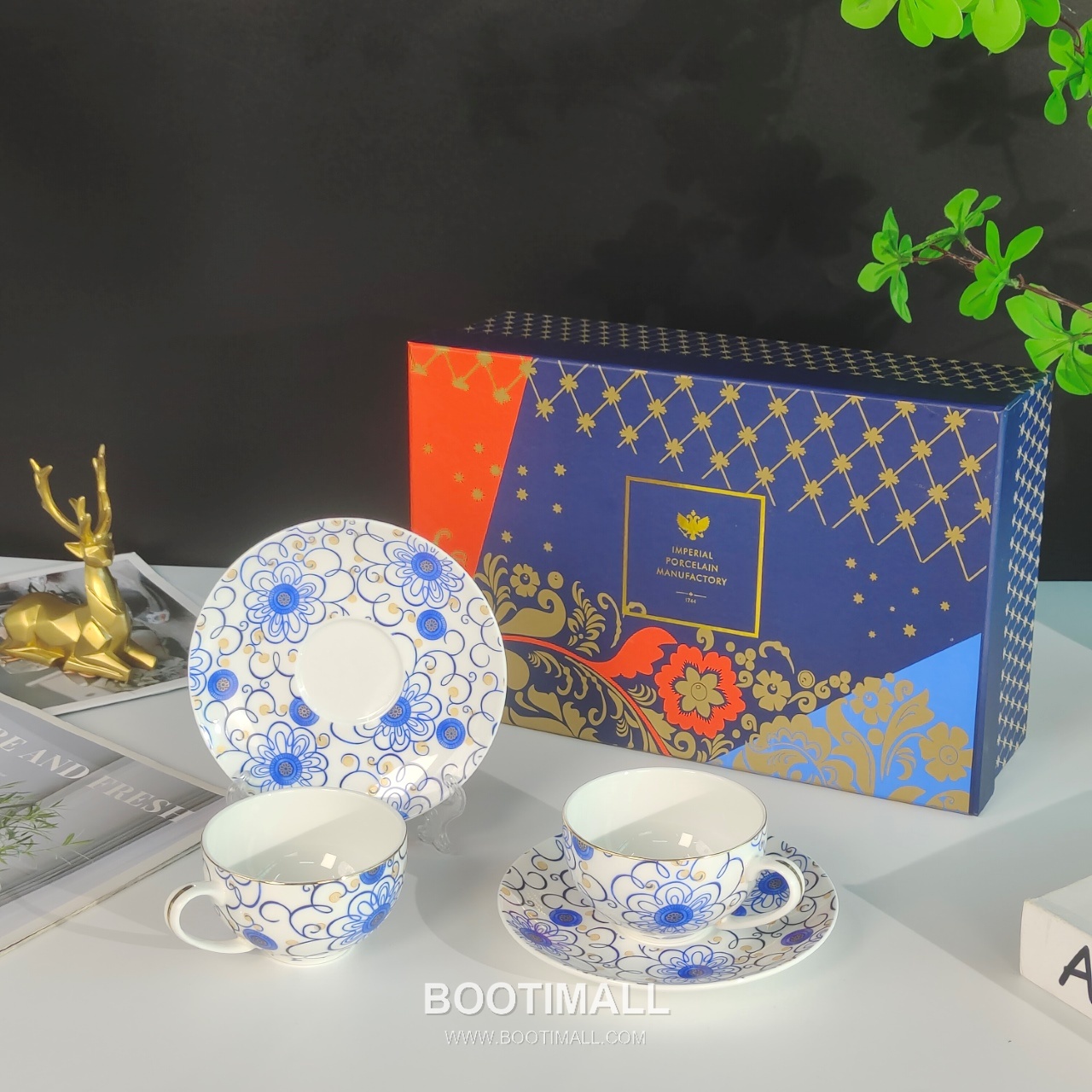 Floral Tea Cup Set Coffee 플로럴 티컵 세트 커피 3