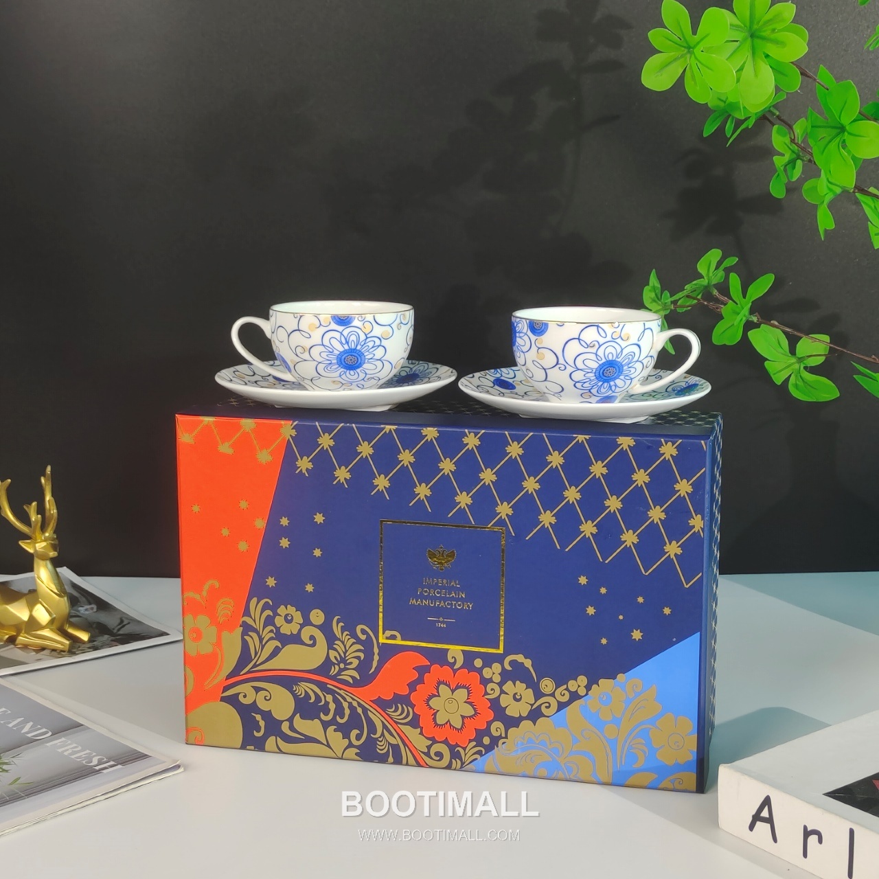 Floral Tea Cup Set Coffee 플로럴 티컵 세트 커피 4