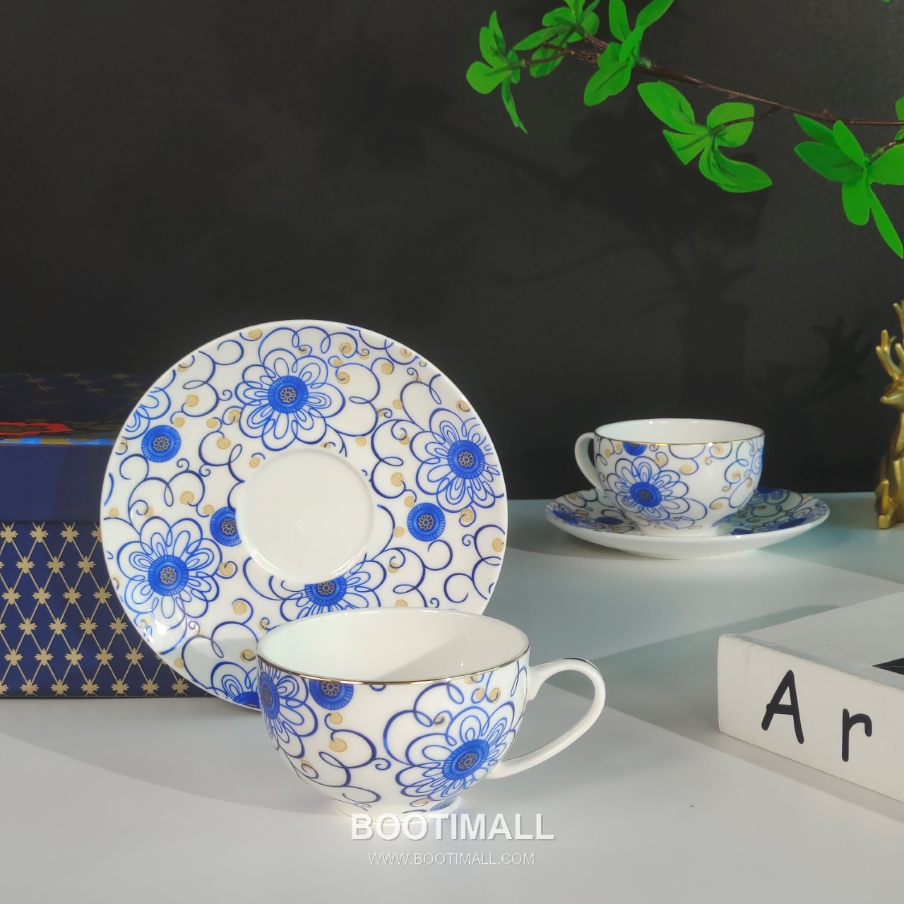 Floral Tea Cup Set Coffee 플로럴 티컵 세트 커피 5