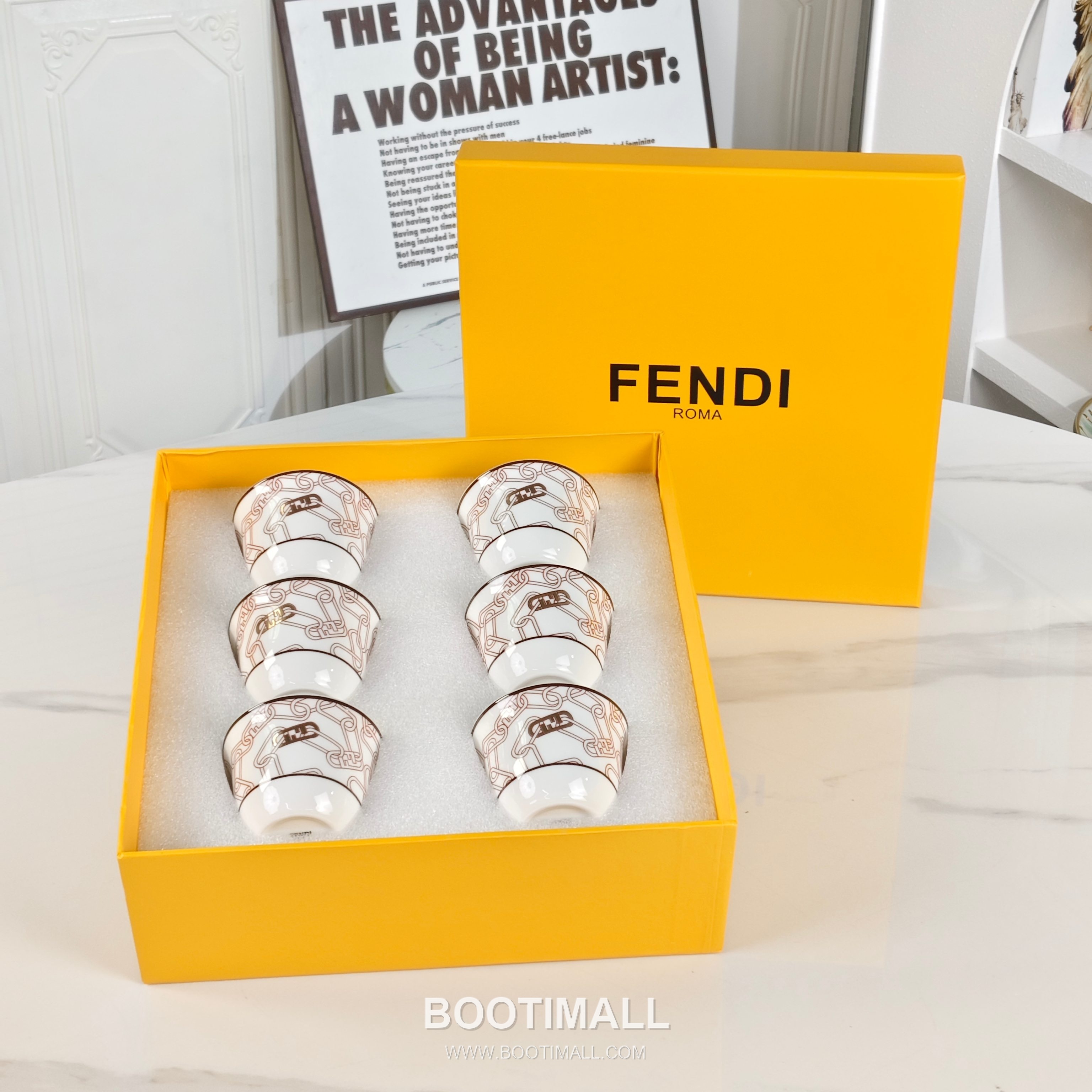 Fendi Coffee Paperclip Cup Coffee 펜디 커피 회형핀 컵 커피 1
